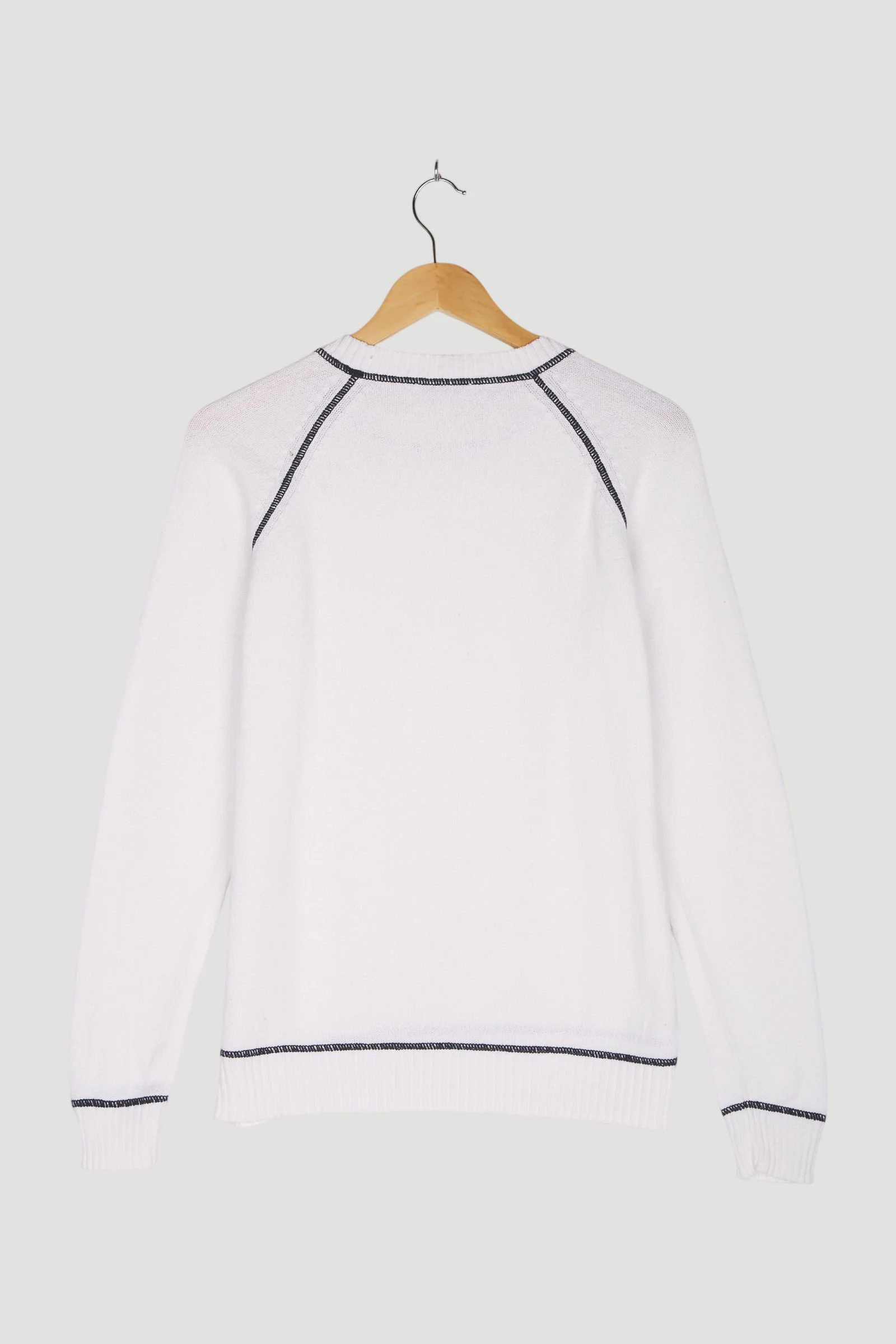 Secondhand Raglan-Pullover aus reiner Bio-Baumwolle - Image 2