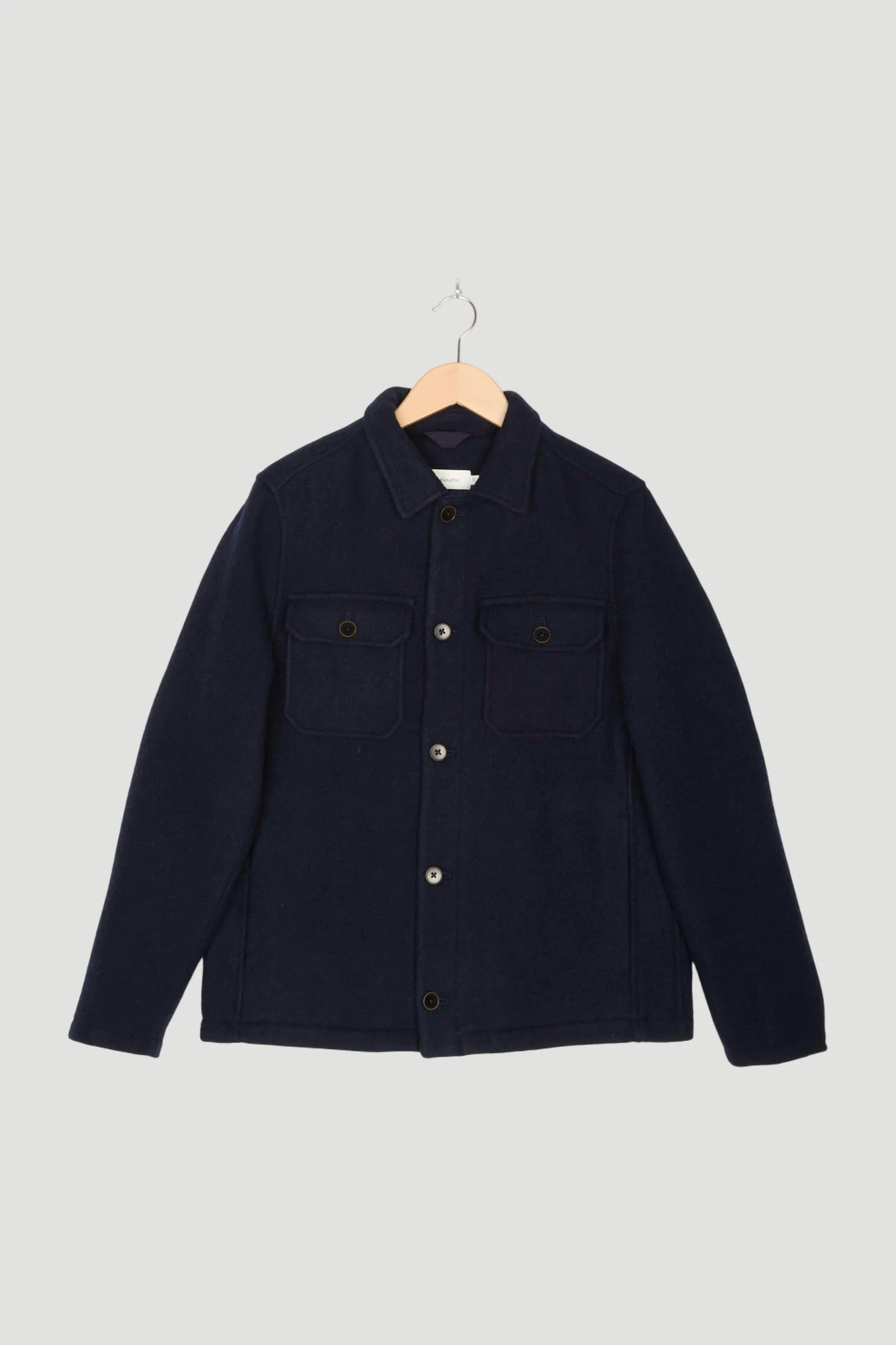 Secondhand Rhön-Hemdjacke Regular aus reiner Rhönschafwolle
