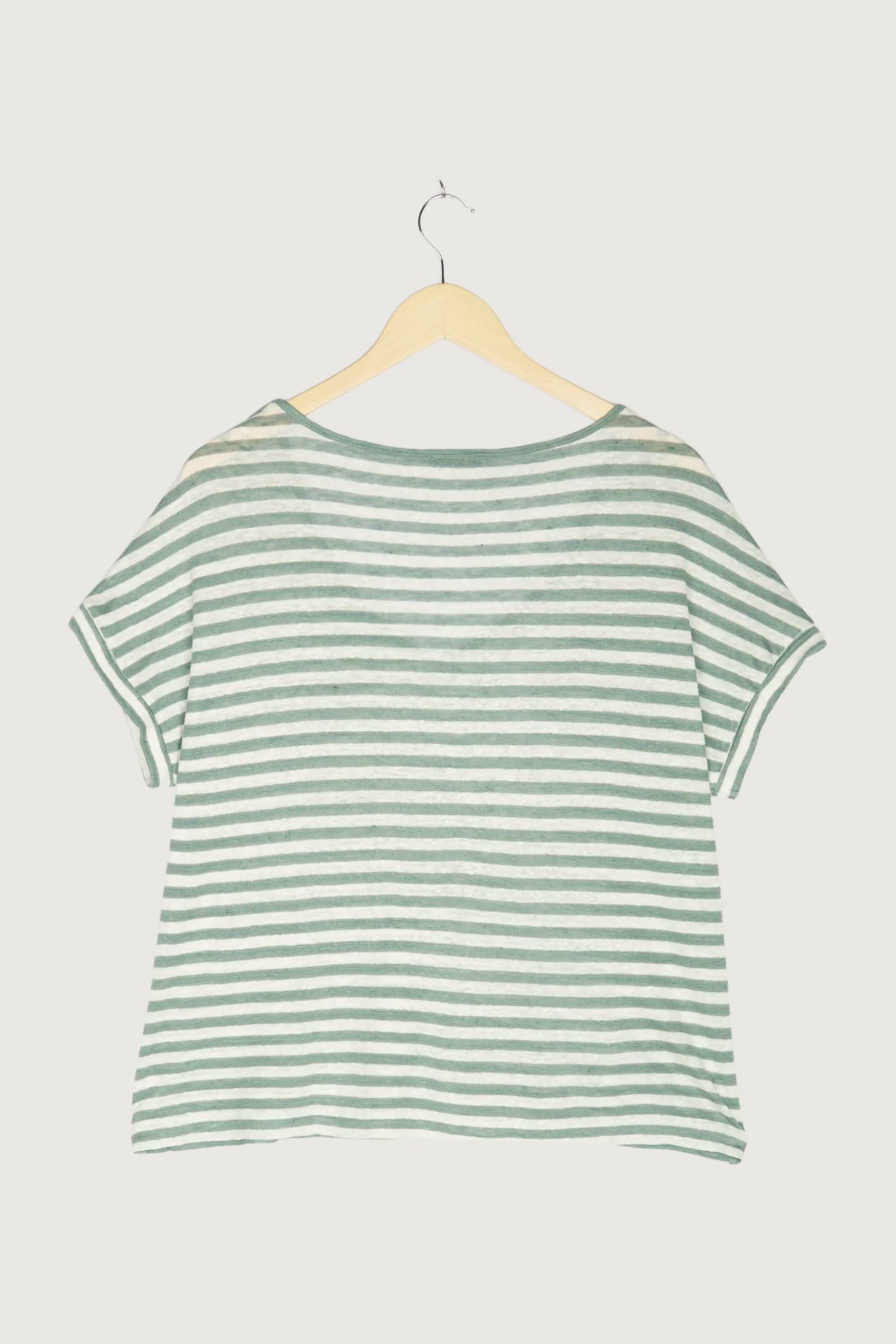 Secondhand Ringel-Shirt aus reinem Leinen - Image 11