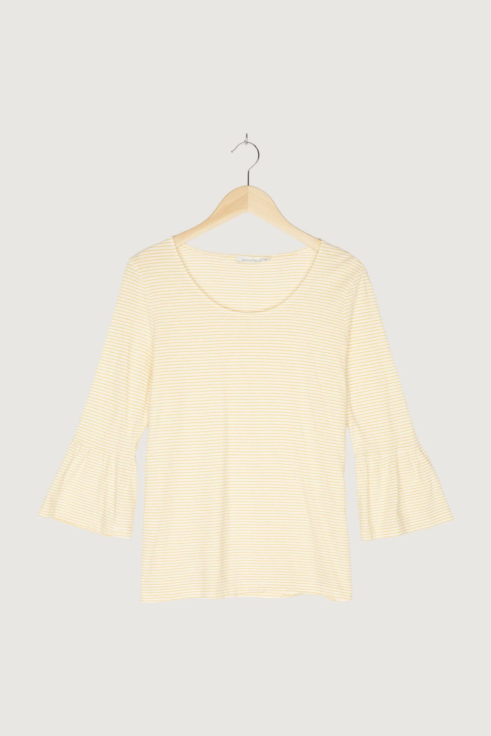 Secondhand Ringelshirt aus Bio-Baumwolle mit Schurwolle