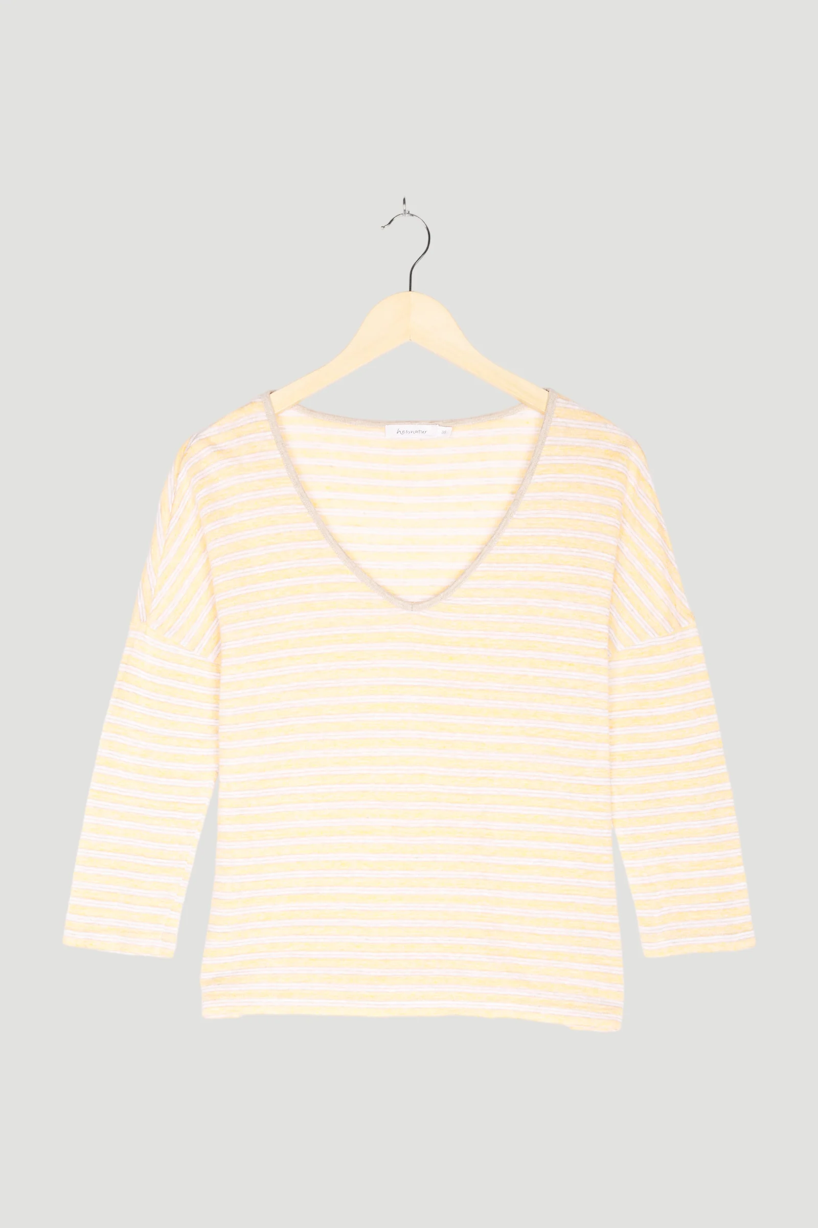 Secondhand Ringelshirt aus reinem Leinen