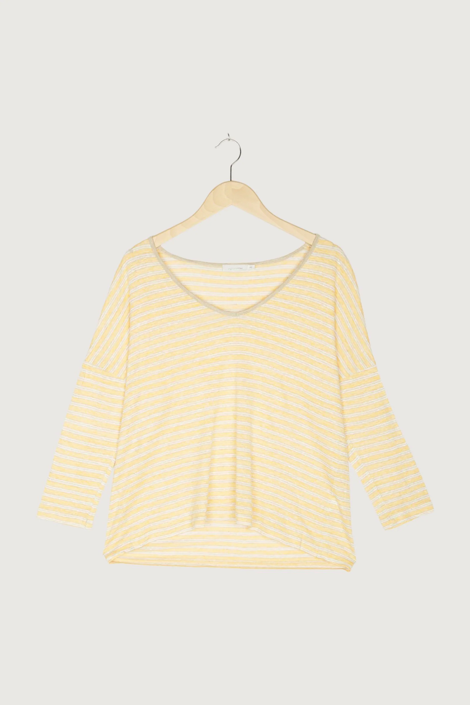 Secondhand Ringelshirt aus reinem Leinen - Image 10