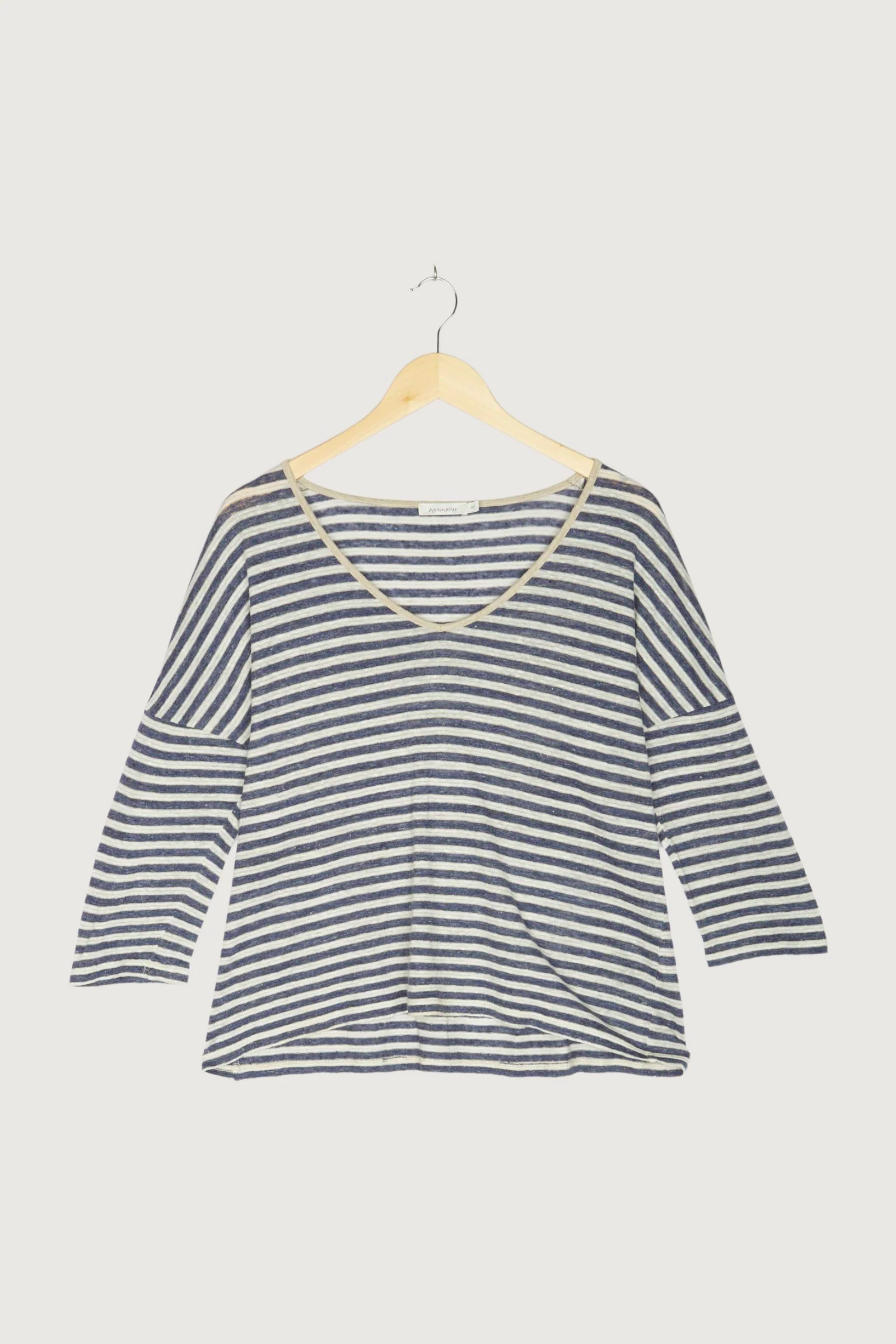 Secondhand Ringelshirt aus reinem Leinen - Image 13