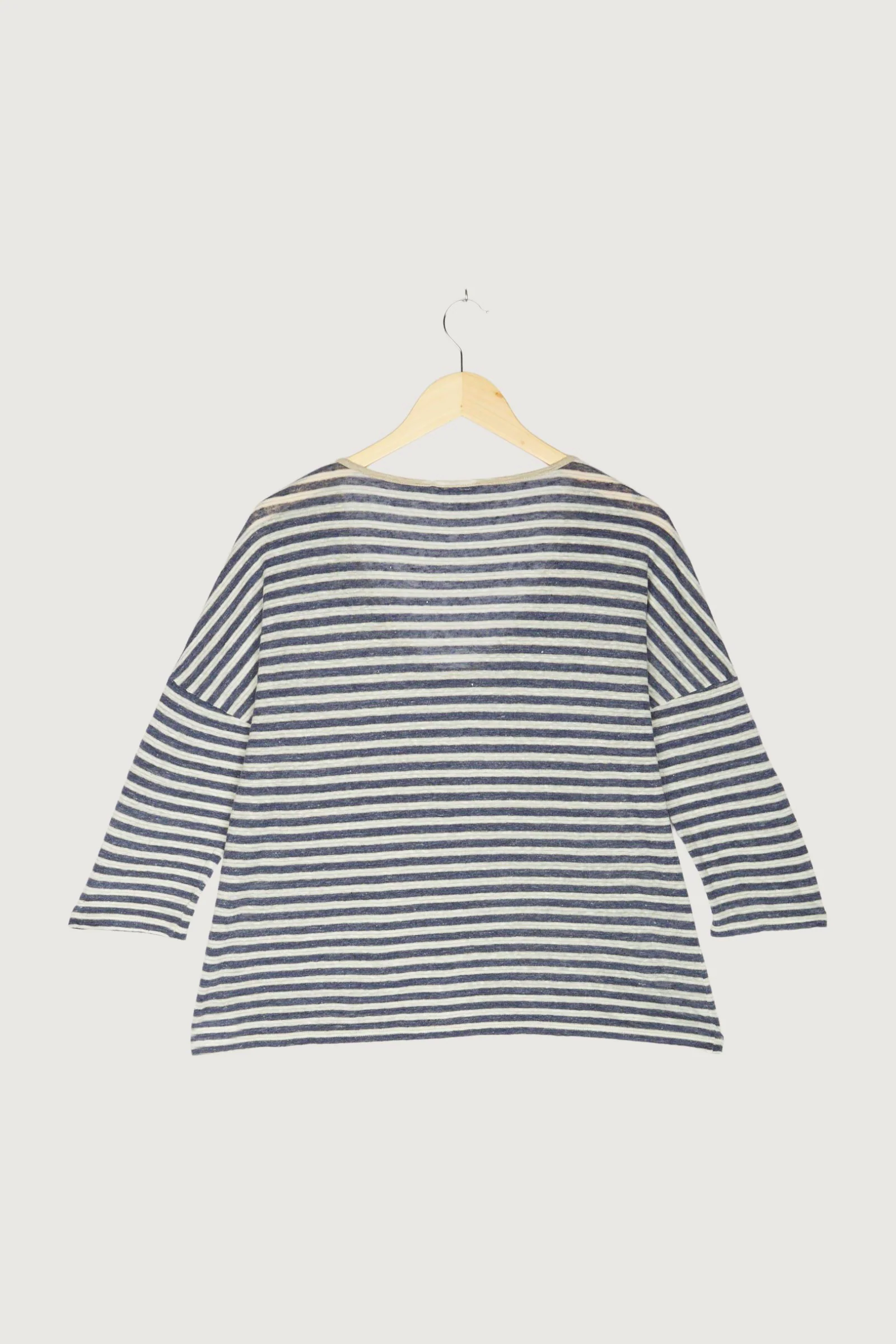 Secondhand Ringelshirt aus reinem Leinen - Image 14