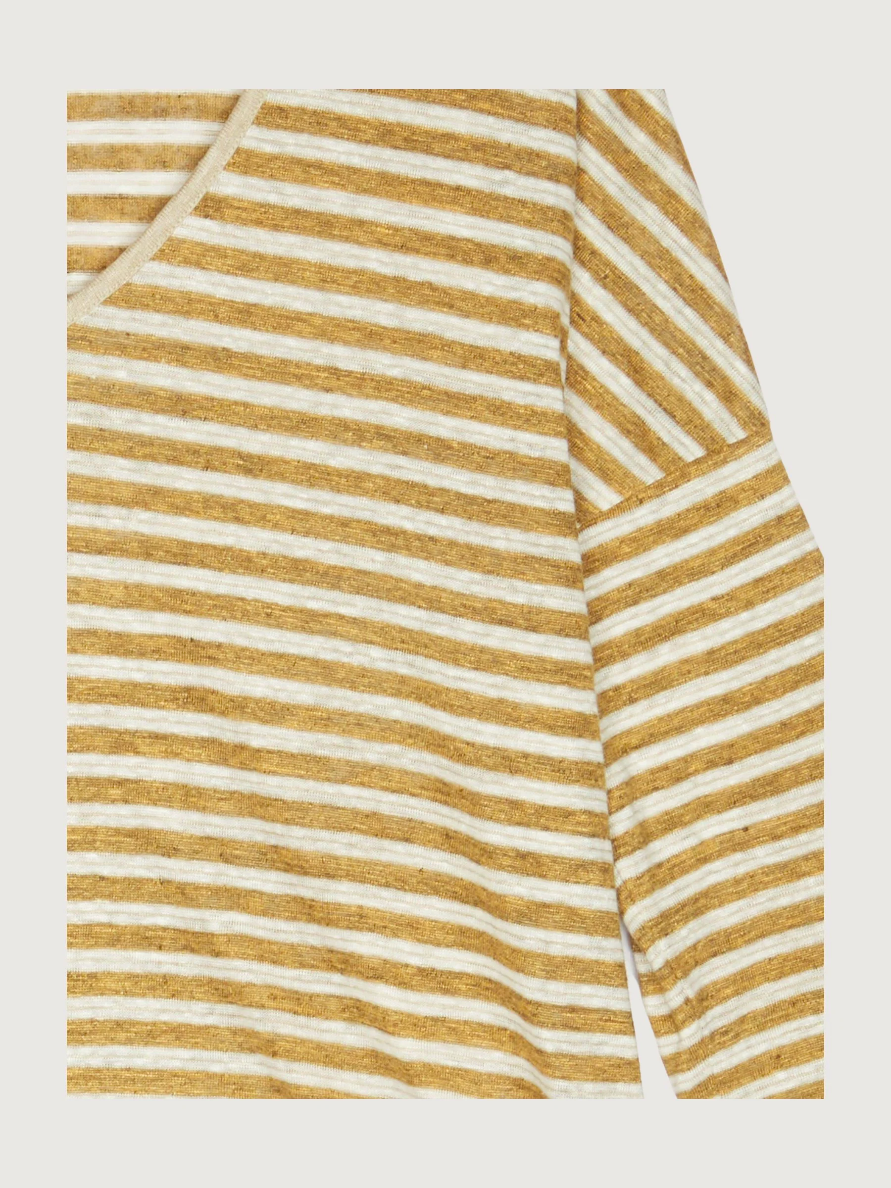 Secondhand Ringelshirt aus reinem Leinen - Image 18