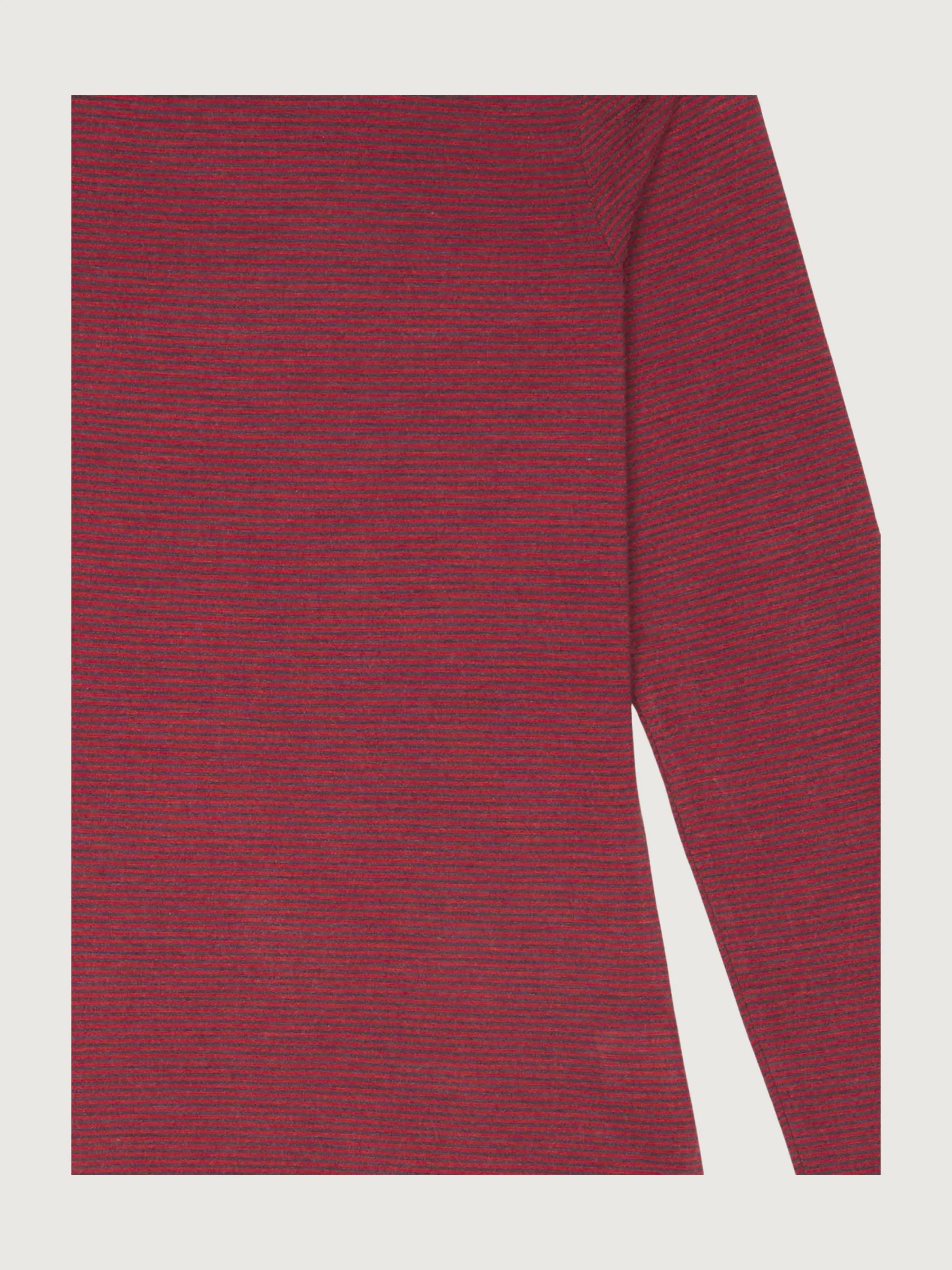 Secondhand Ringelshirt aus Schurwolle mit Seide - Image 6