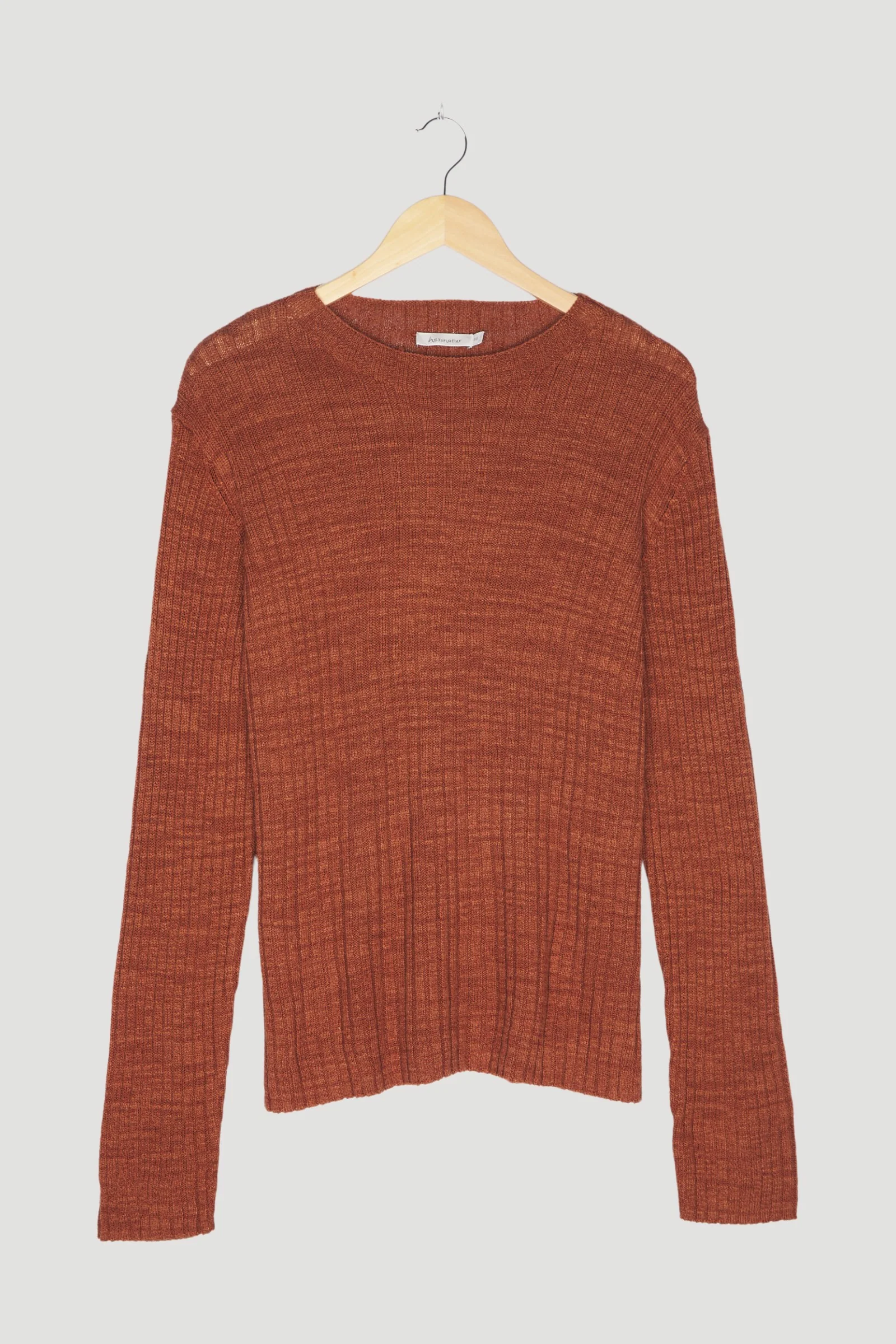 Secondhand Ripp-Pullover aus Leinen mit Bio-Baumwolle - Image 10