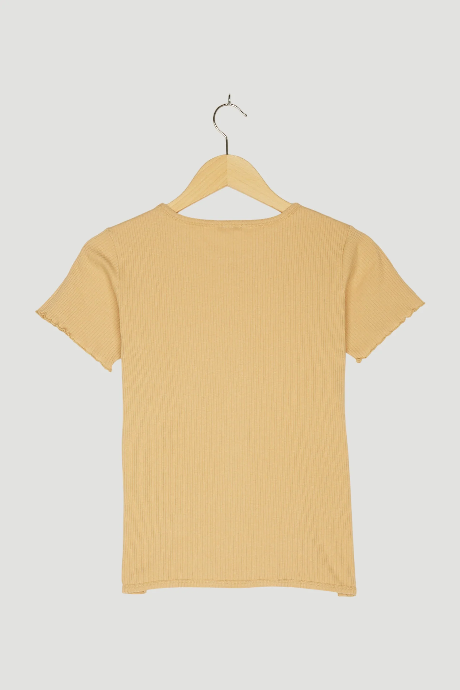 Secondhand Ripp-Shirt aus Bio-Baumwolle mit Bio-Merinowolle - Image 2