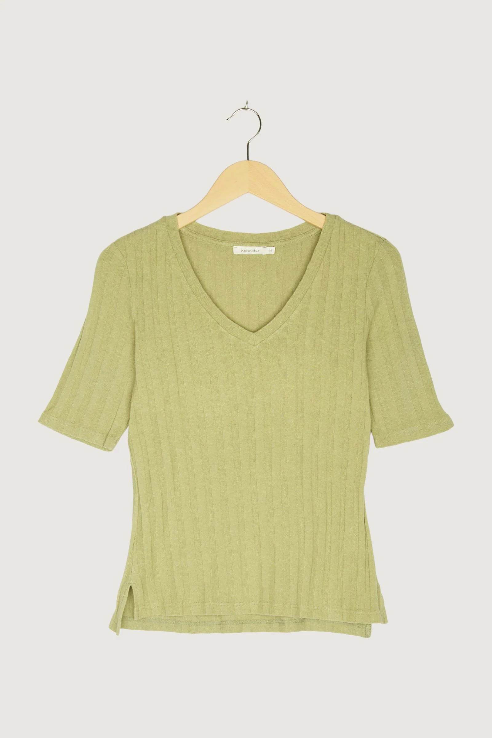 Secondhand Rippshirt aus Bio-Baumwolle mit Hanf - Image 12
