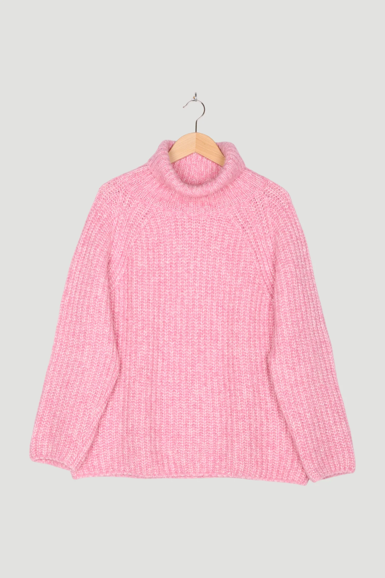 Secondhand Rollkragenpullover aus Alpka mit Bio-Baumwolle