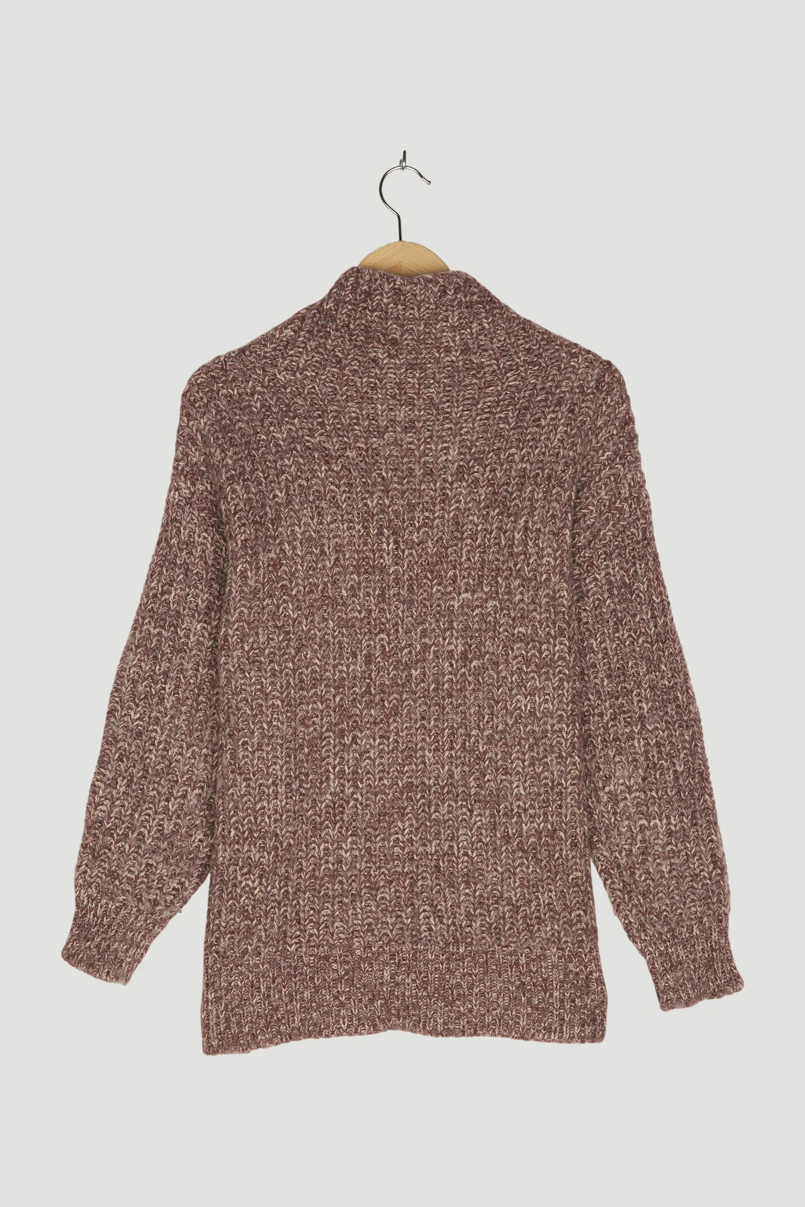 Secondhand Rollkragenpullover aus Bio-Baumwolle und Bio-Schurwolle mit Alpaka - Image 2