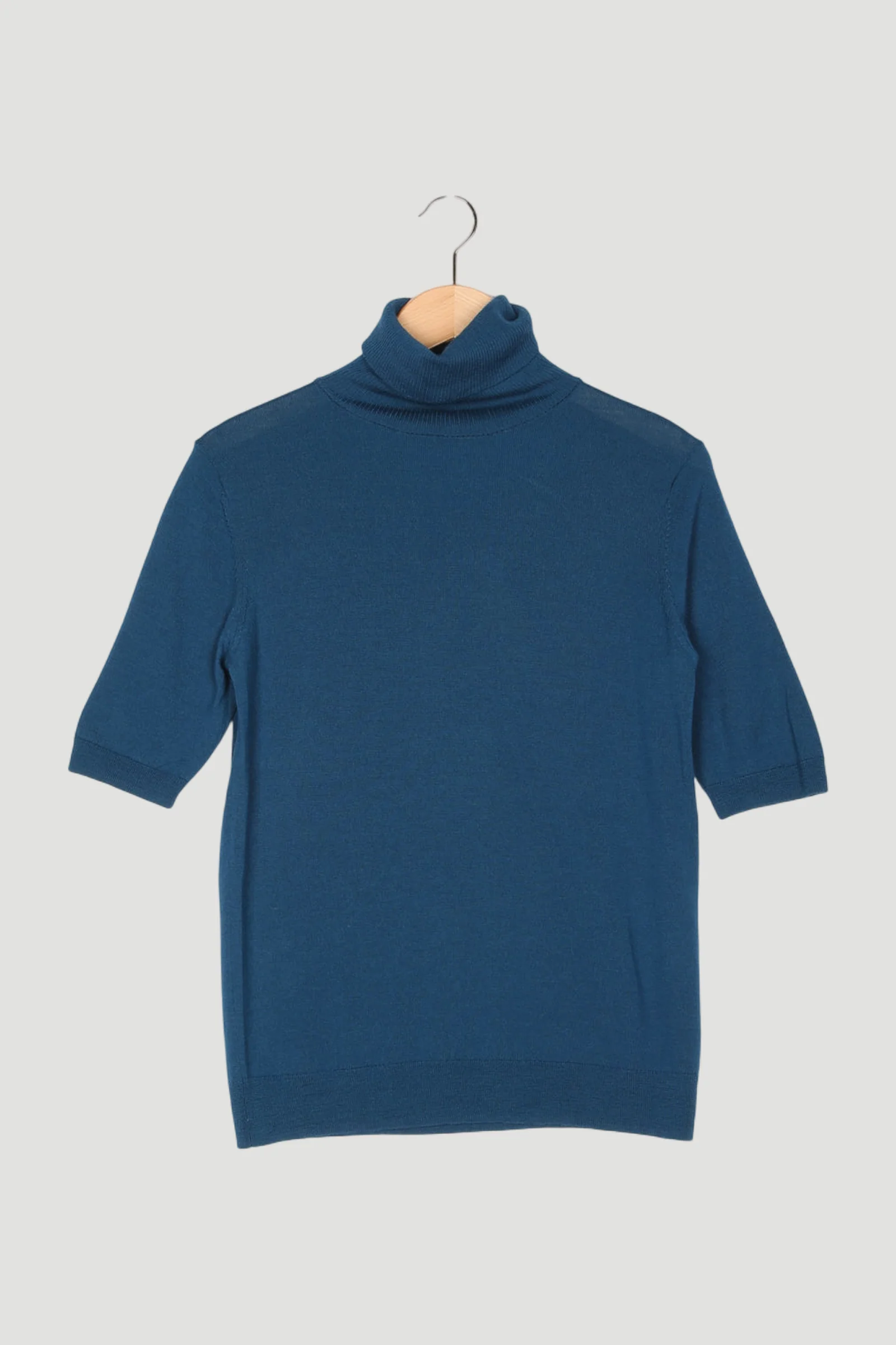 Secondhand Rollkragenpullover aus reiner Bio-Merinowolle