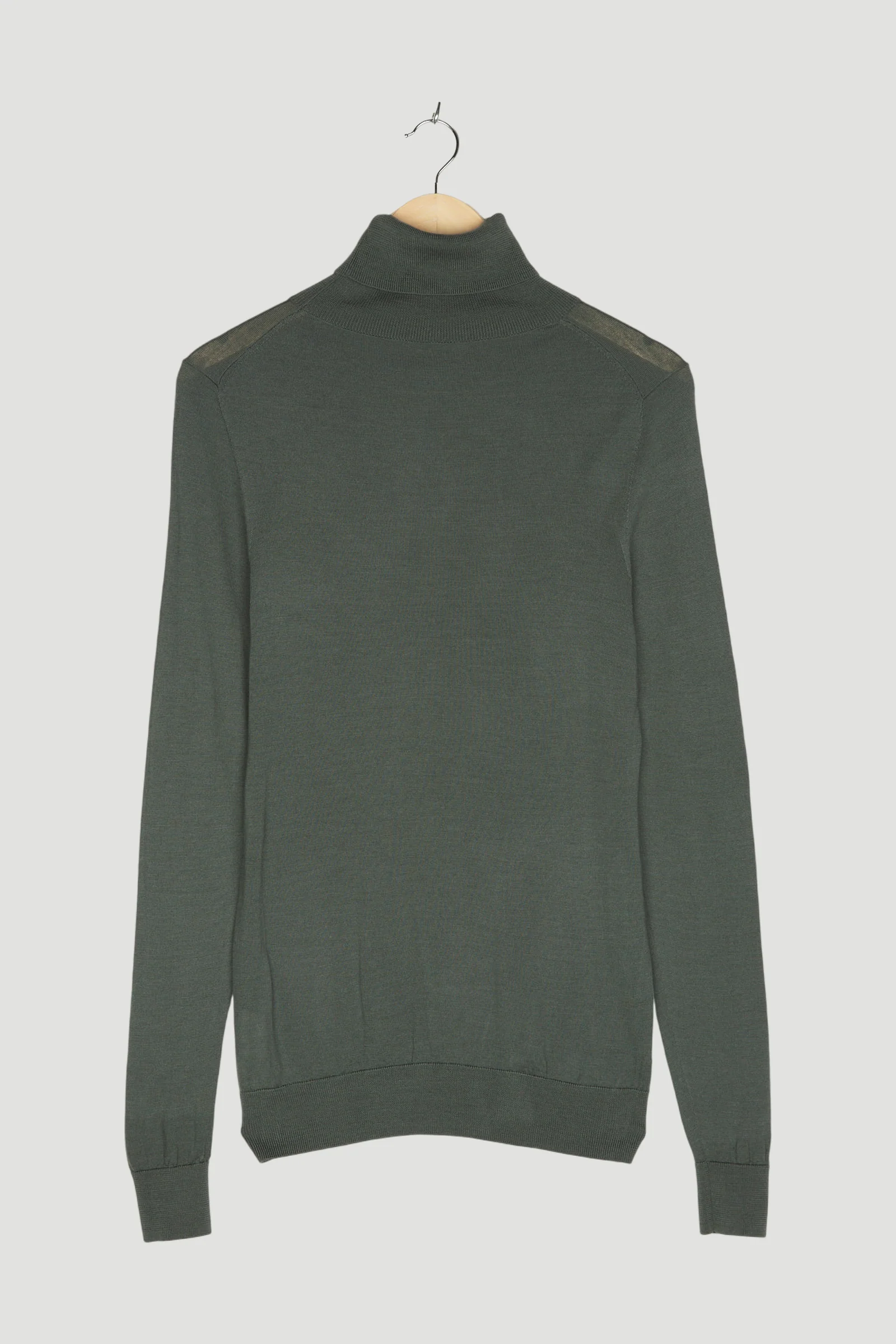 Secondhand Rollkragenpullover aus reiner Bio-Merinowolle