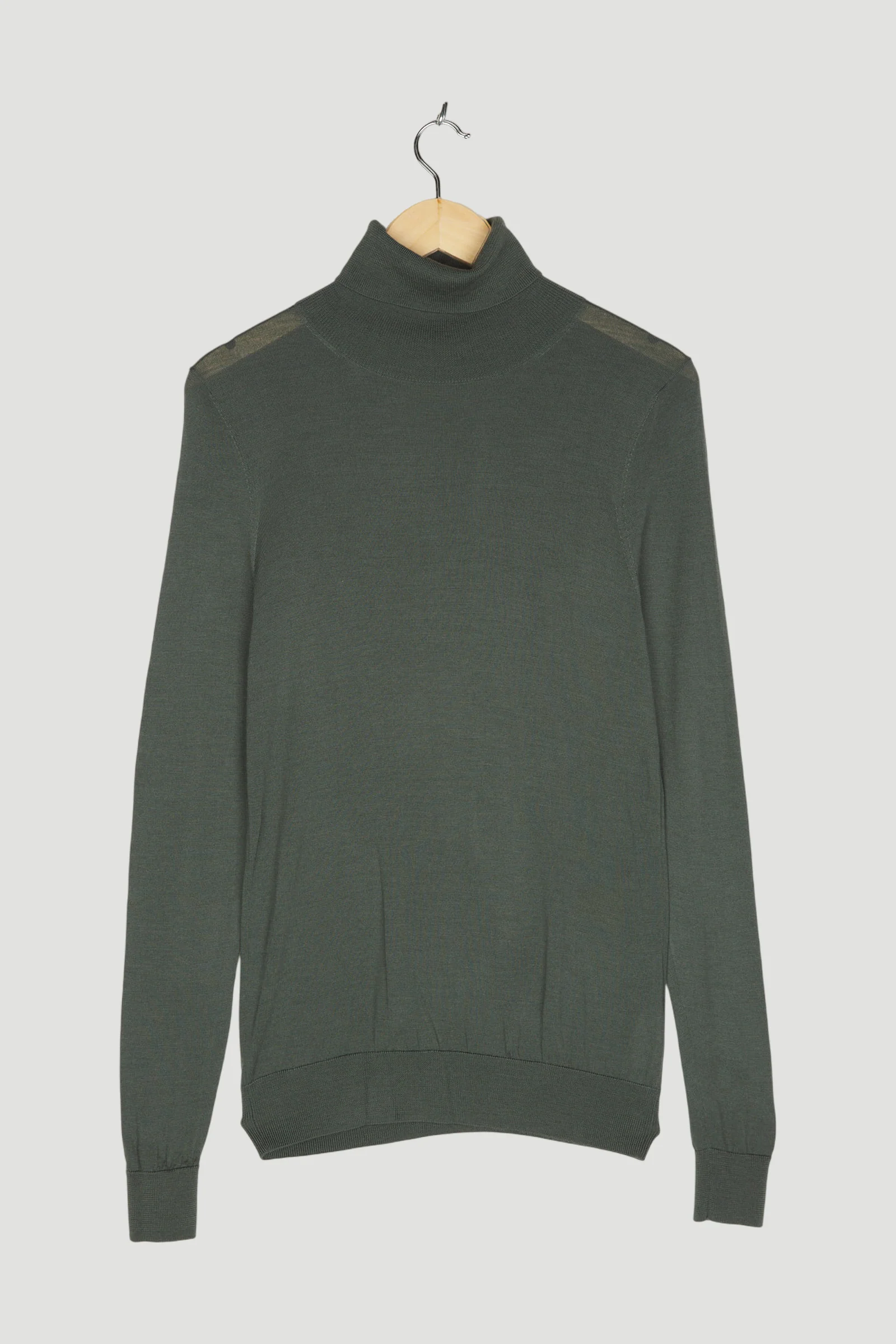 Secondhand Rollkragenpullover aus reiner Bio-Merinowolle - Image 2