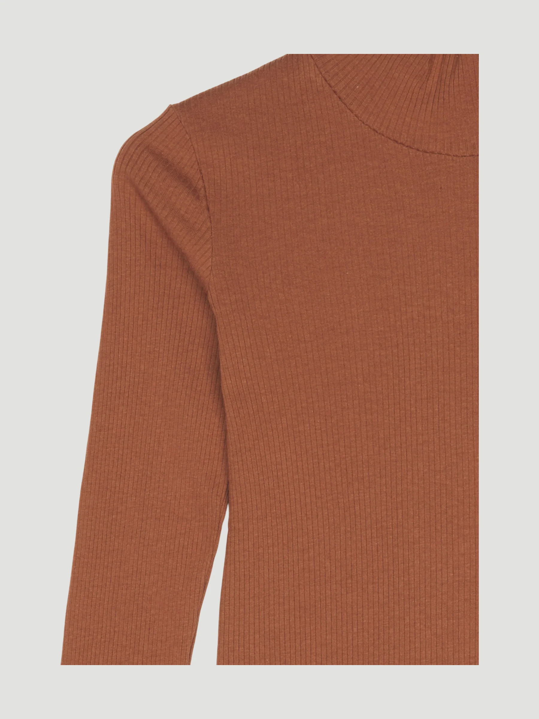 Secondhand Rollkragenshirt aus Bio-Baumwolle mit Bio-Schurwolle - Image 3