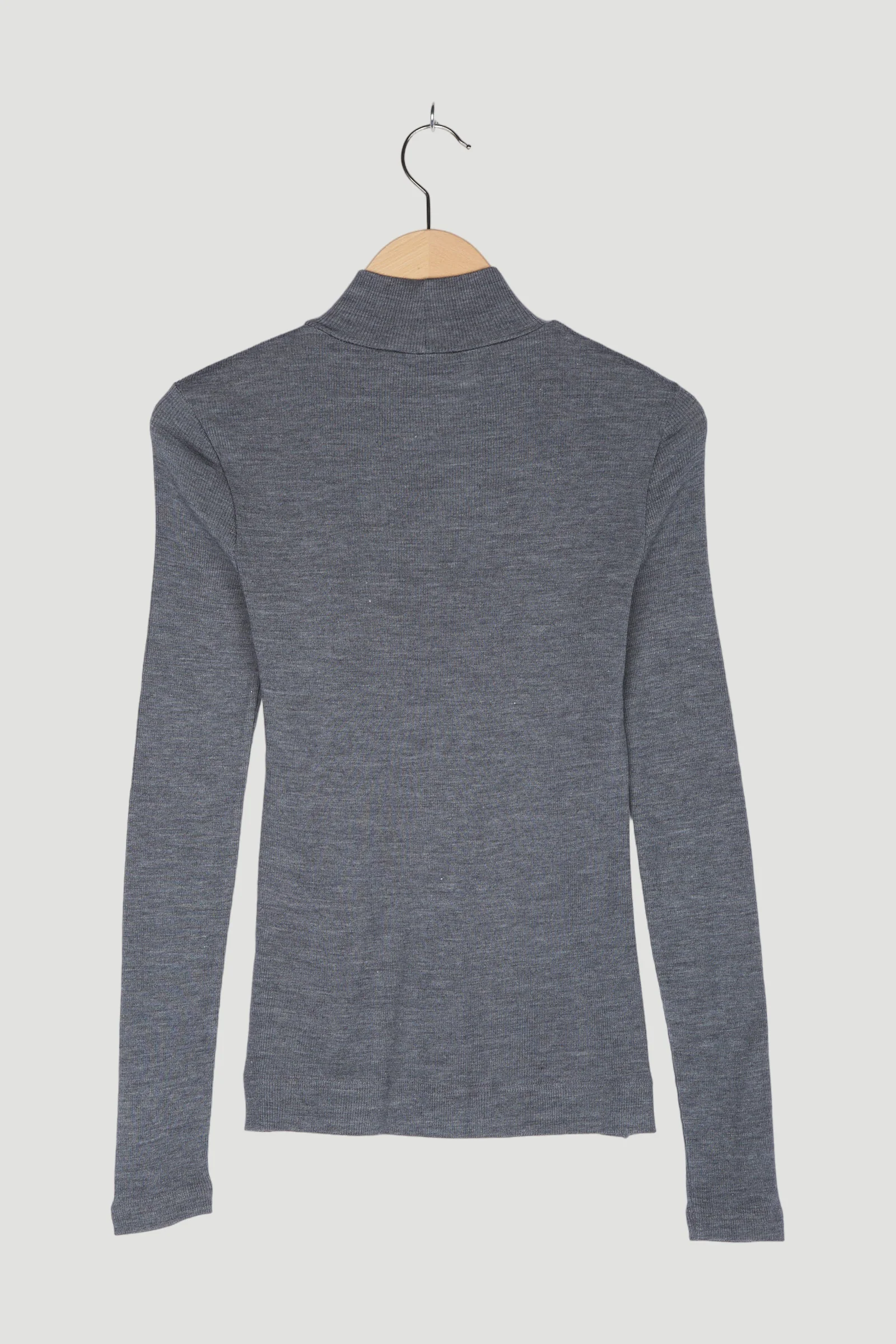 Secondhand Rollkragenshirt aus Bio-Merinowolle mit Seide - Image 2