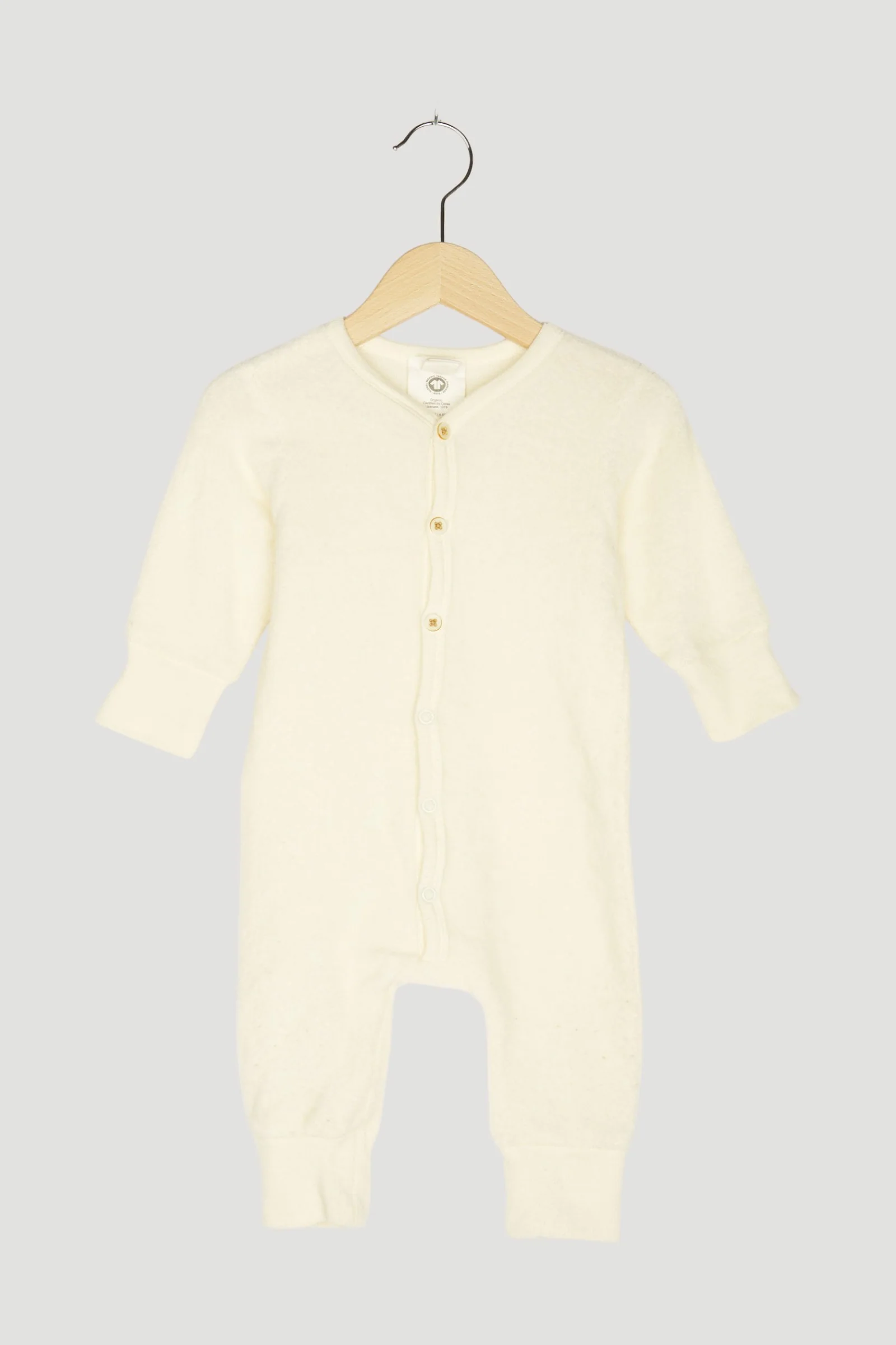Secondhand Schlaf-Overall aus reiner Bio-Merinowolle