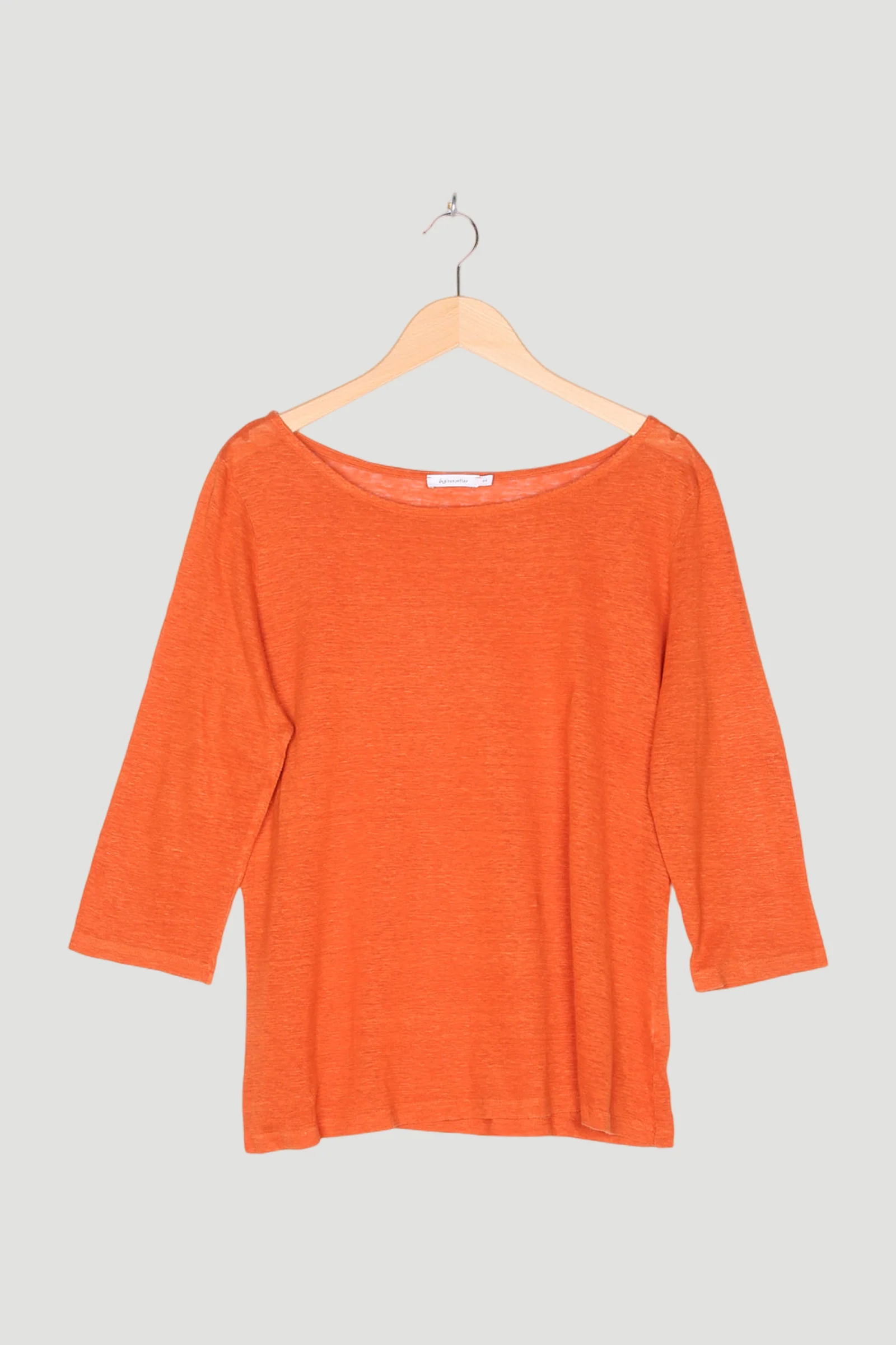Secondhand Schlupf Bluse aus Bio-Baumwolle mit Seide und Hanf