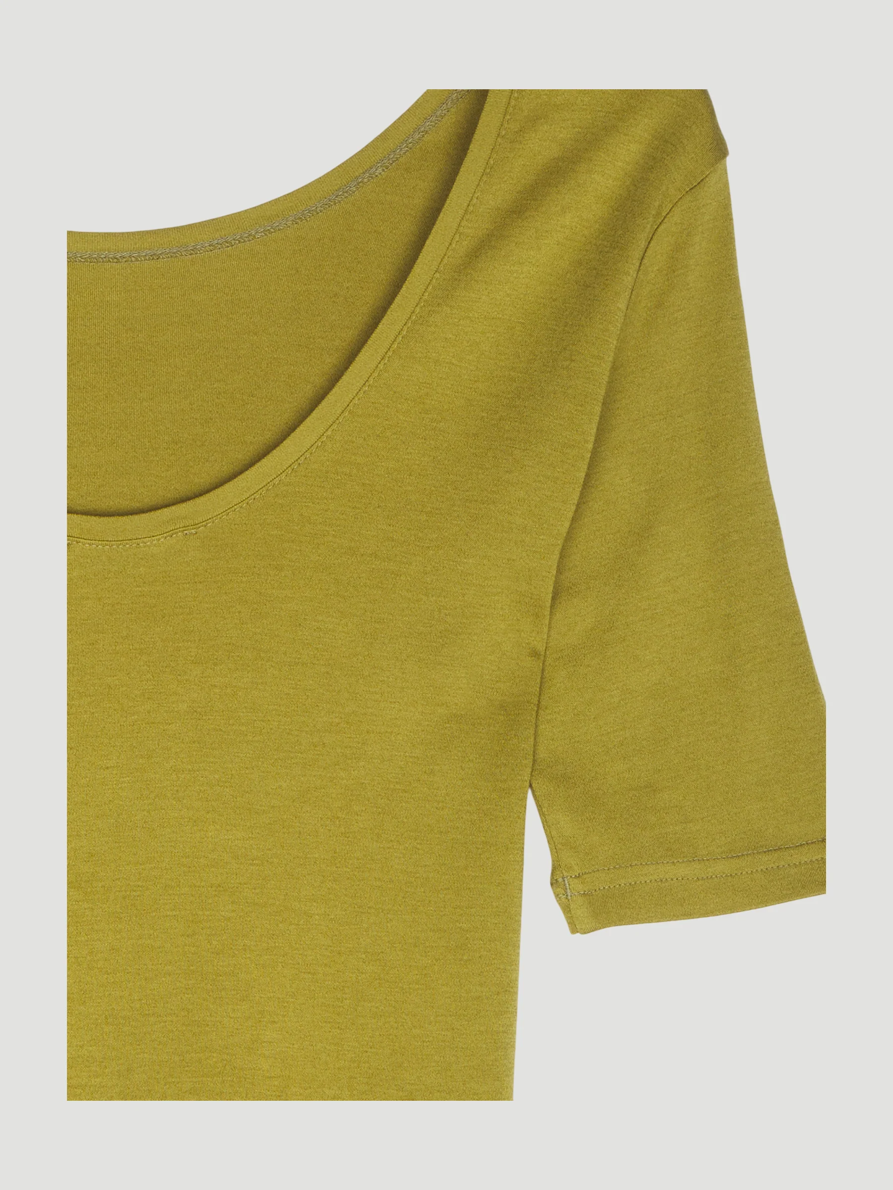 Secondhand Seiden-Shirt mit Bio-Baumwolle - Image 3