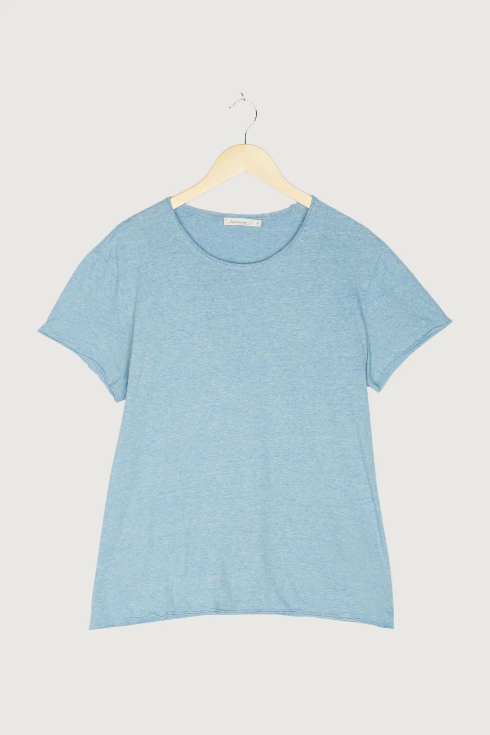 Secondhand Shirt aus Bio-Baumwolle mit Leinen