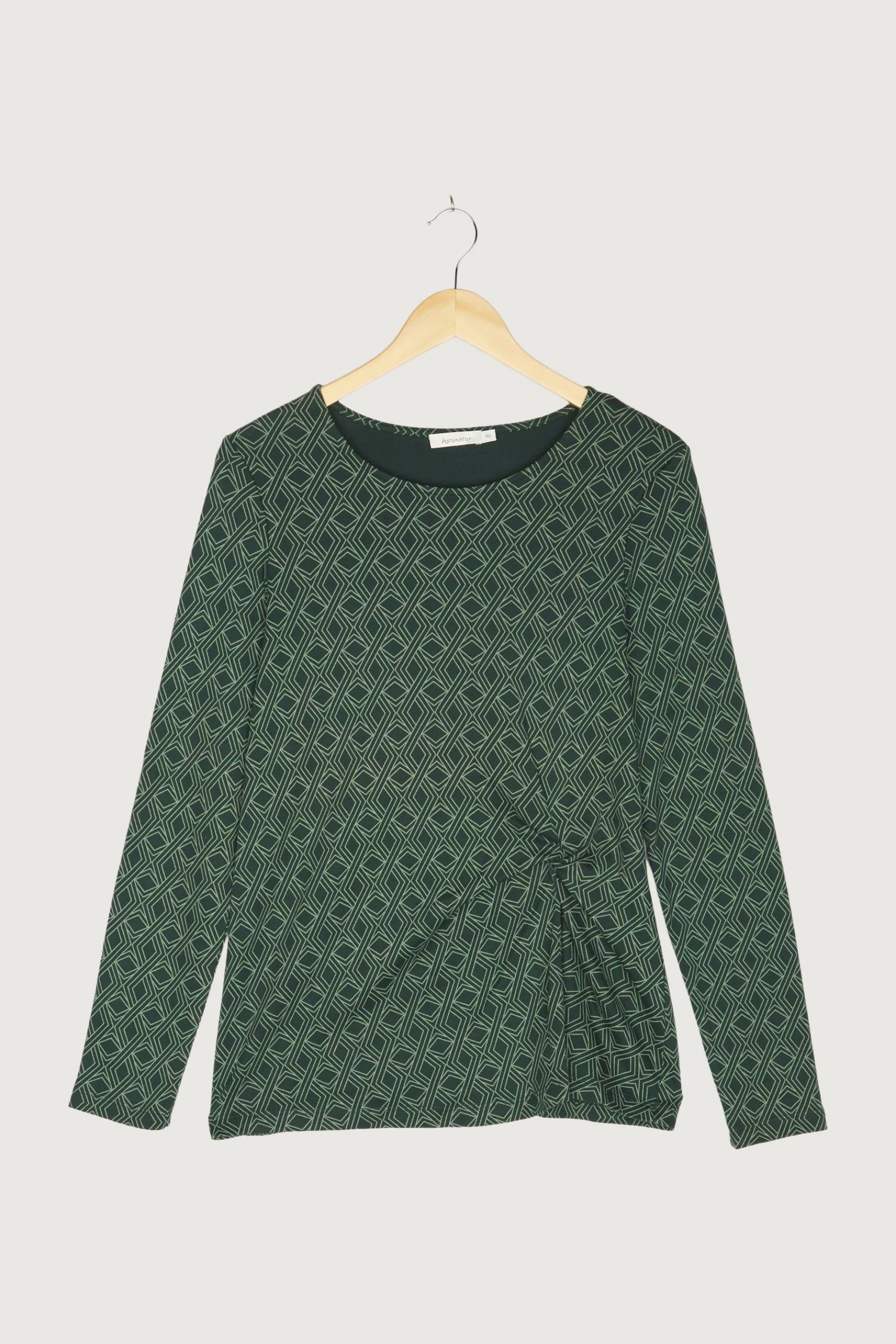 Secondhand Shirt aus Bio-Baumwolle mit Modal