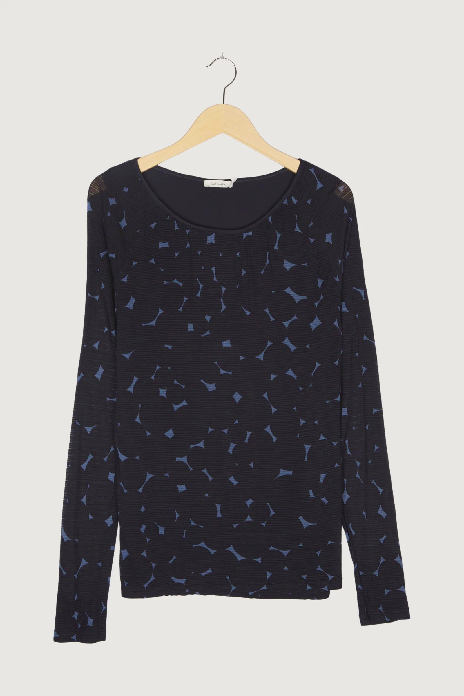Secondhand Shirt aus Modal mit Schurwolle