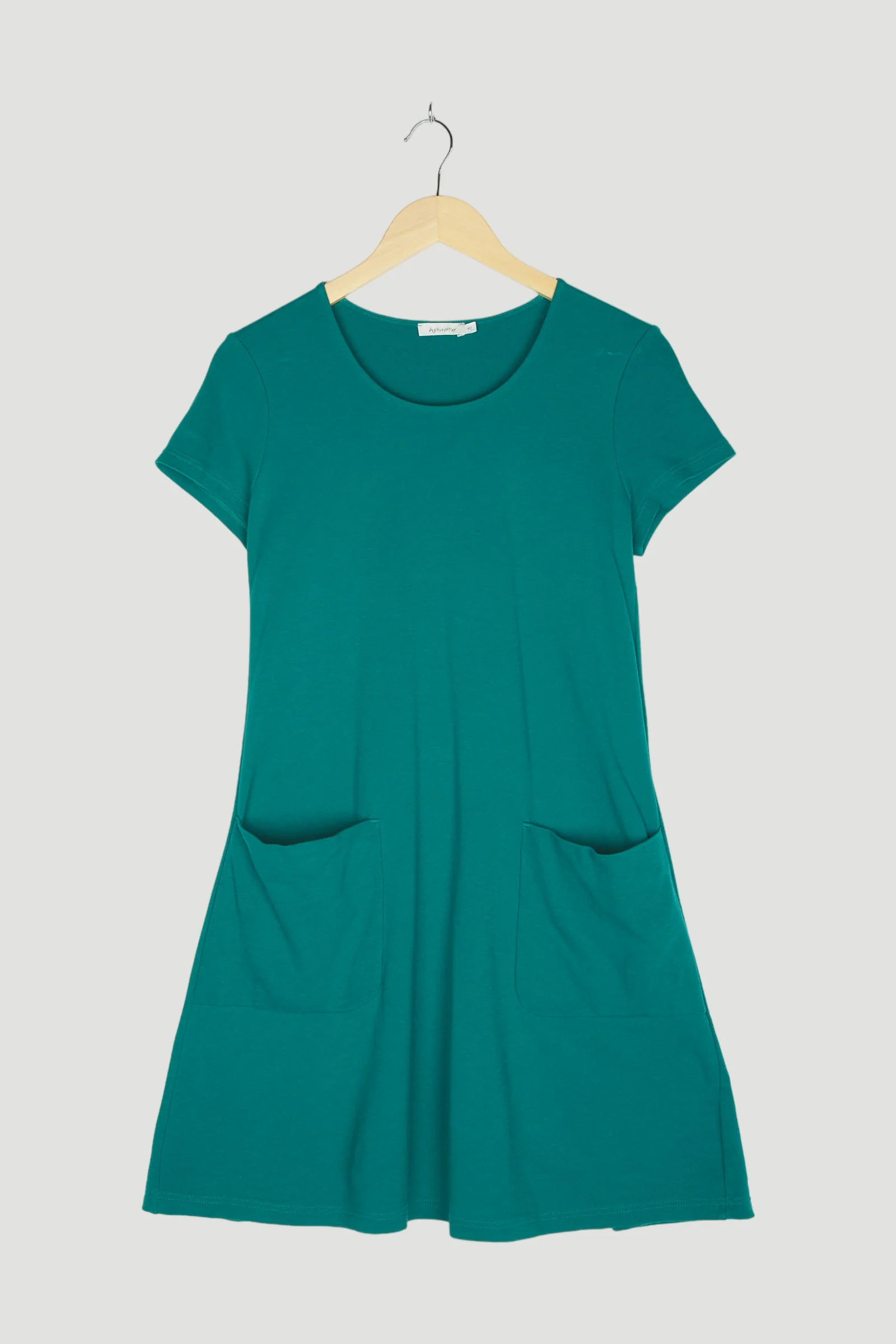 Secondhand Shirt-Kleid aus reiner Bio-Baumwolle