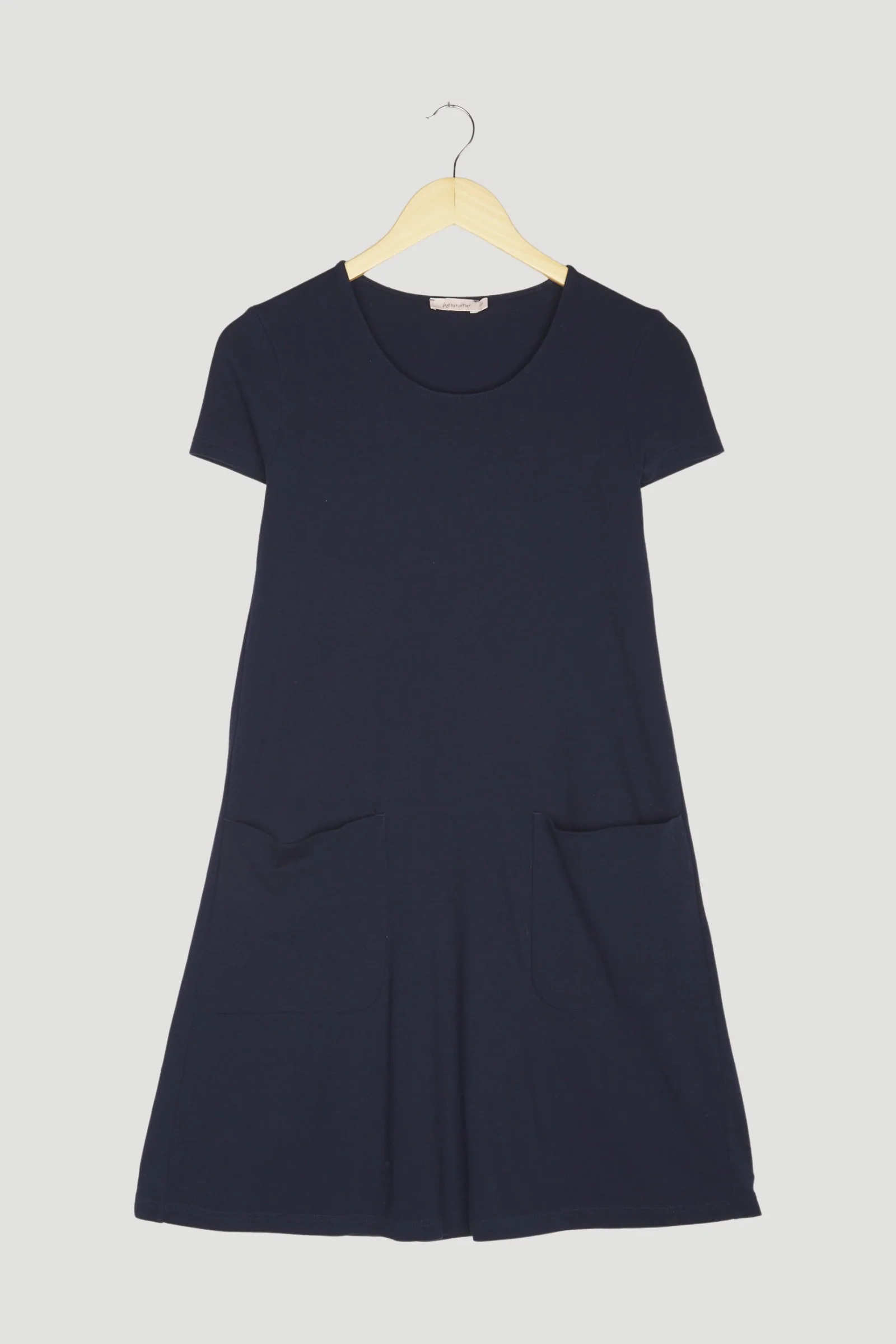 Secondhand Shirt-Kleid aus reiner Bio-Baumwolle - Image 4