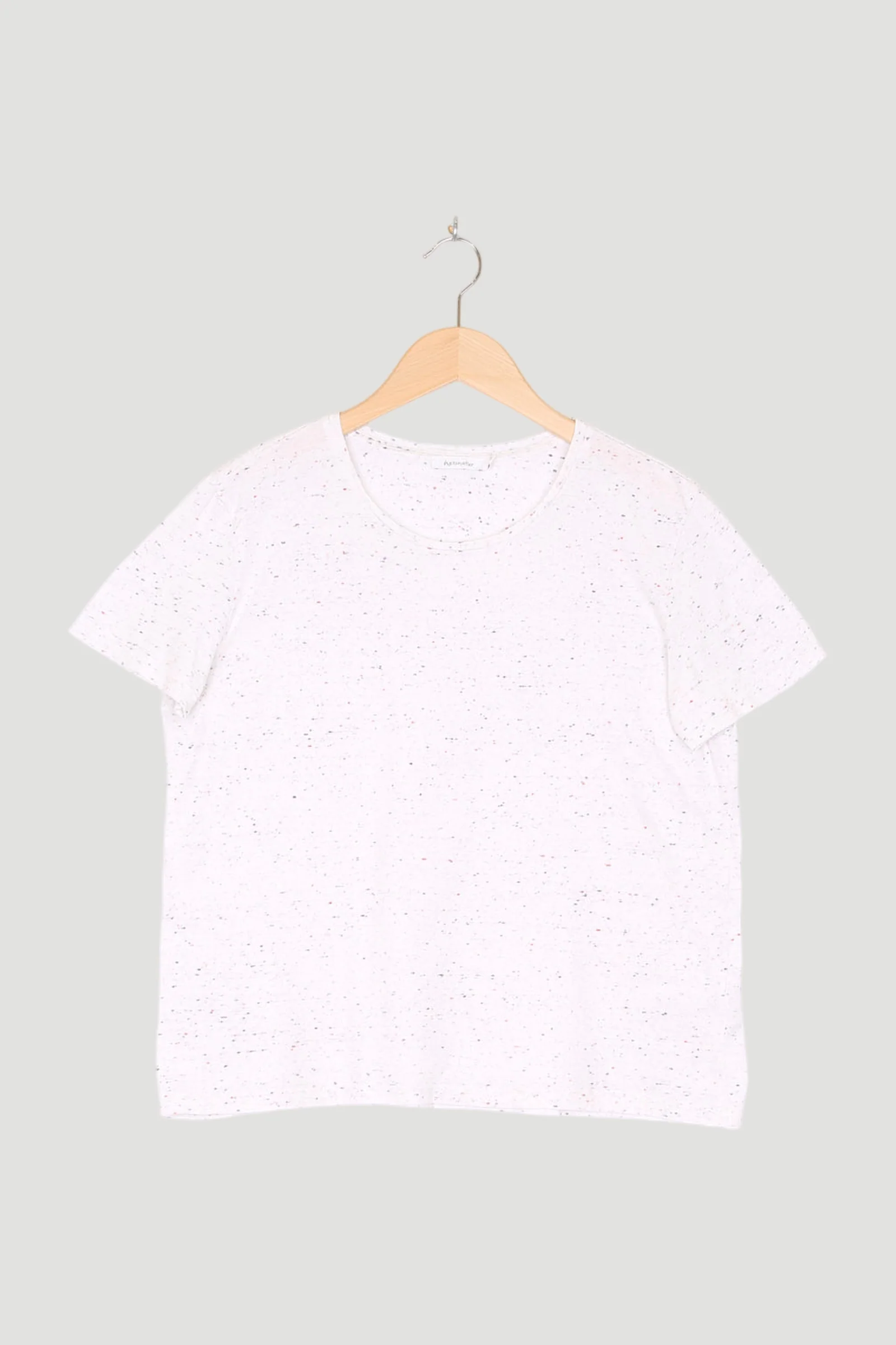 Secondhand Shirt mit Effektgarn aus reiner Bio-Baumwolle