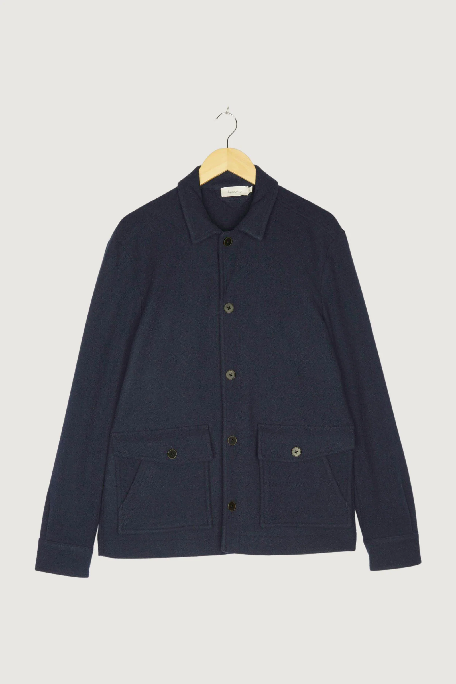 Secondhand Shirtjacket aus reiner Schurwolle