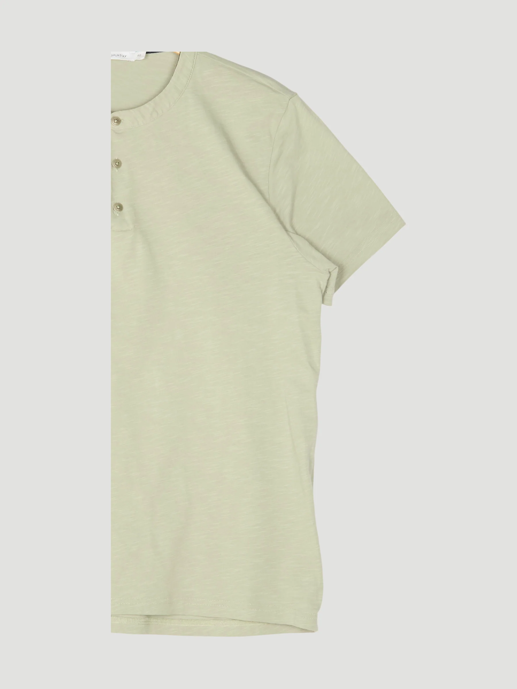 Secondhand Slub Henley Shirt Regular - Image 3