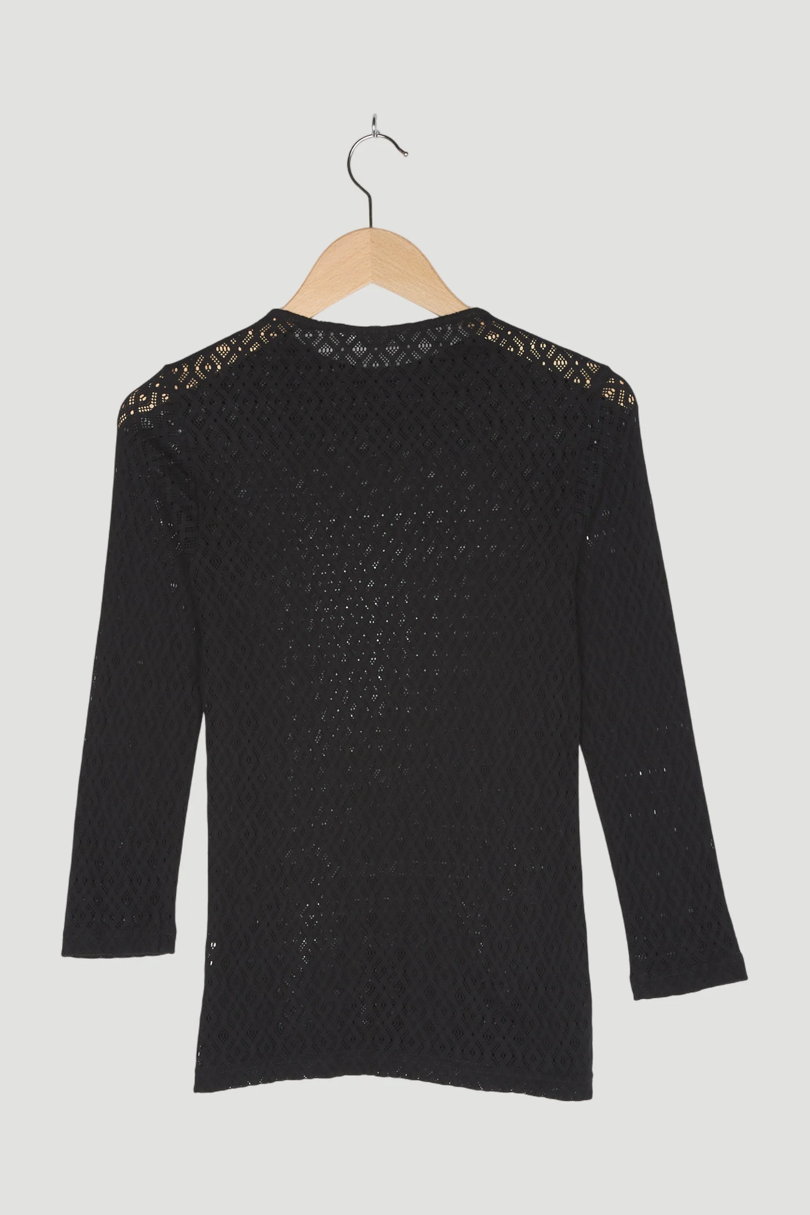 Secondhand Spitzen-Shirt aus reiner Bio-Baumwolle - Image 2