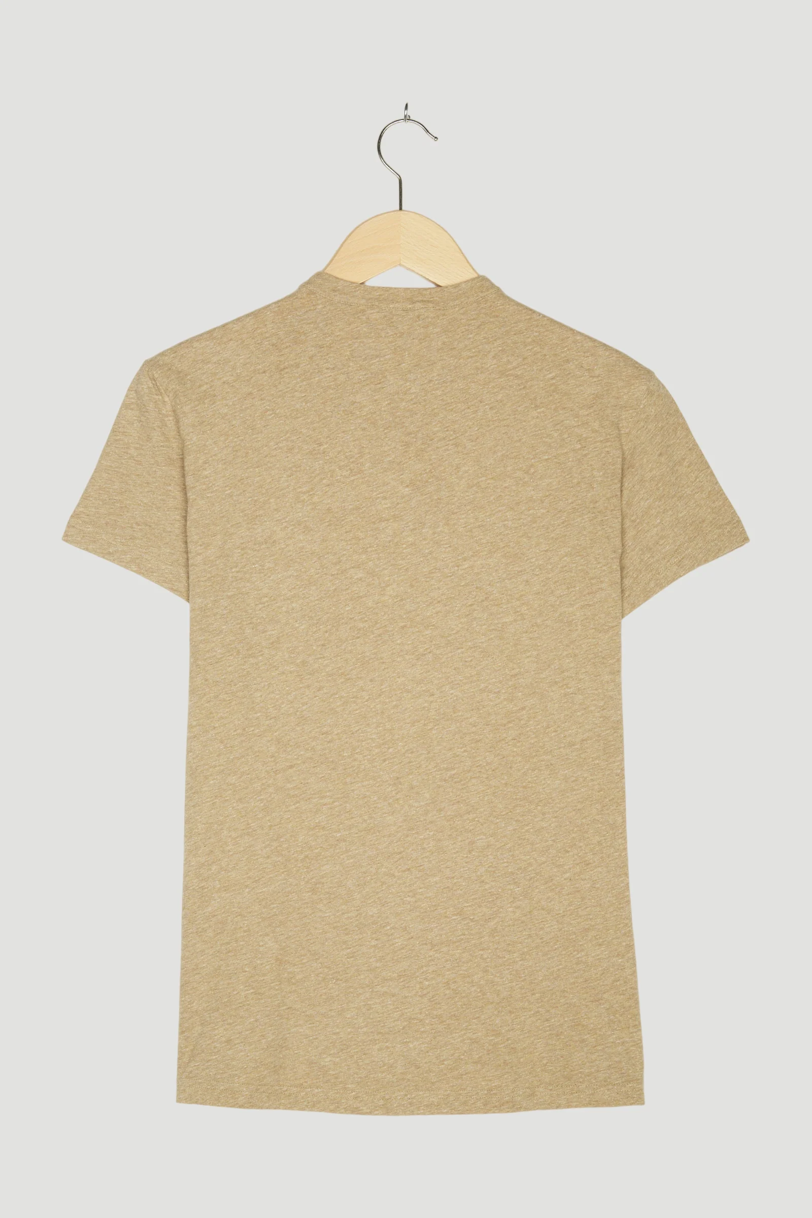 Secondhand Stehkragen-Shirt aus Bio-Baumwolle mit Leinen - Image 2