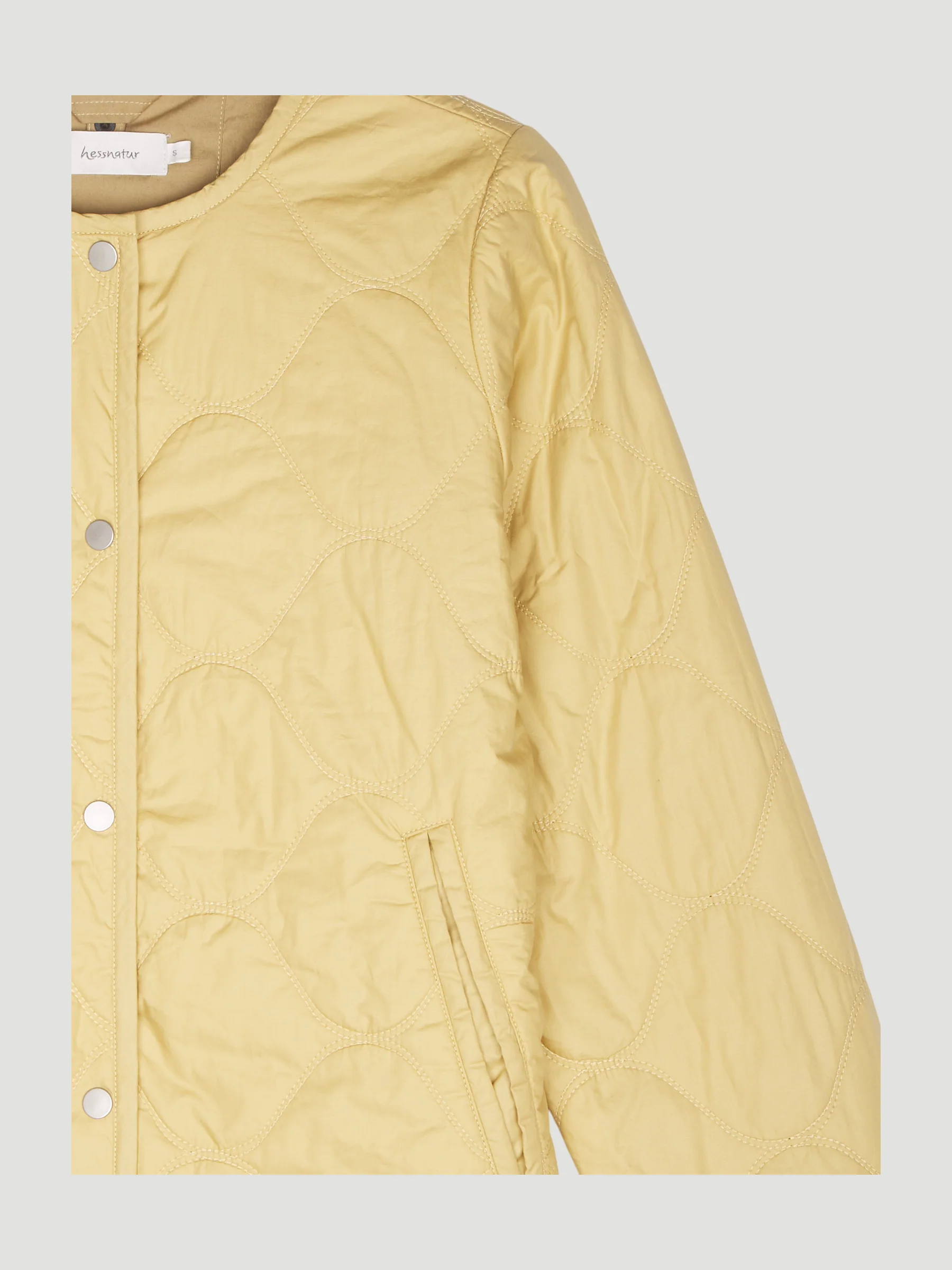 Secondhand Steppjacke Nature Shell aus Bio-Baumwolle mit Woll-Wattierung - Image 3