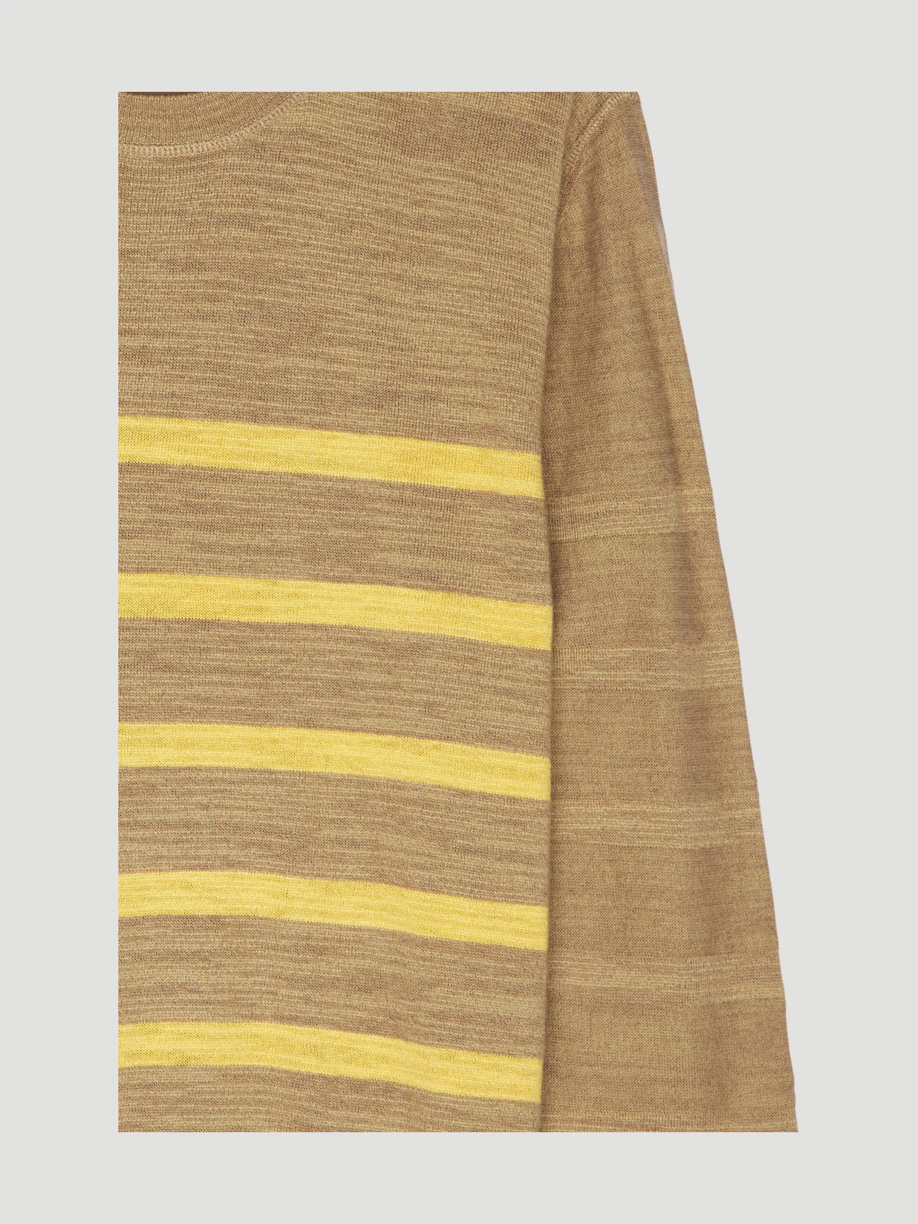 Secondhand Streifen-Pullover aus Leinen mit Bio-Baumwolle - Image 3