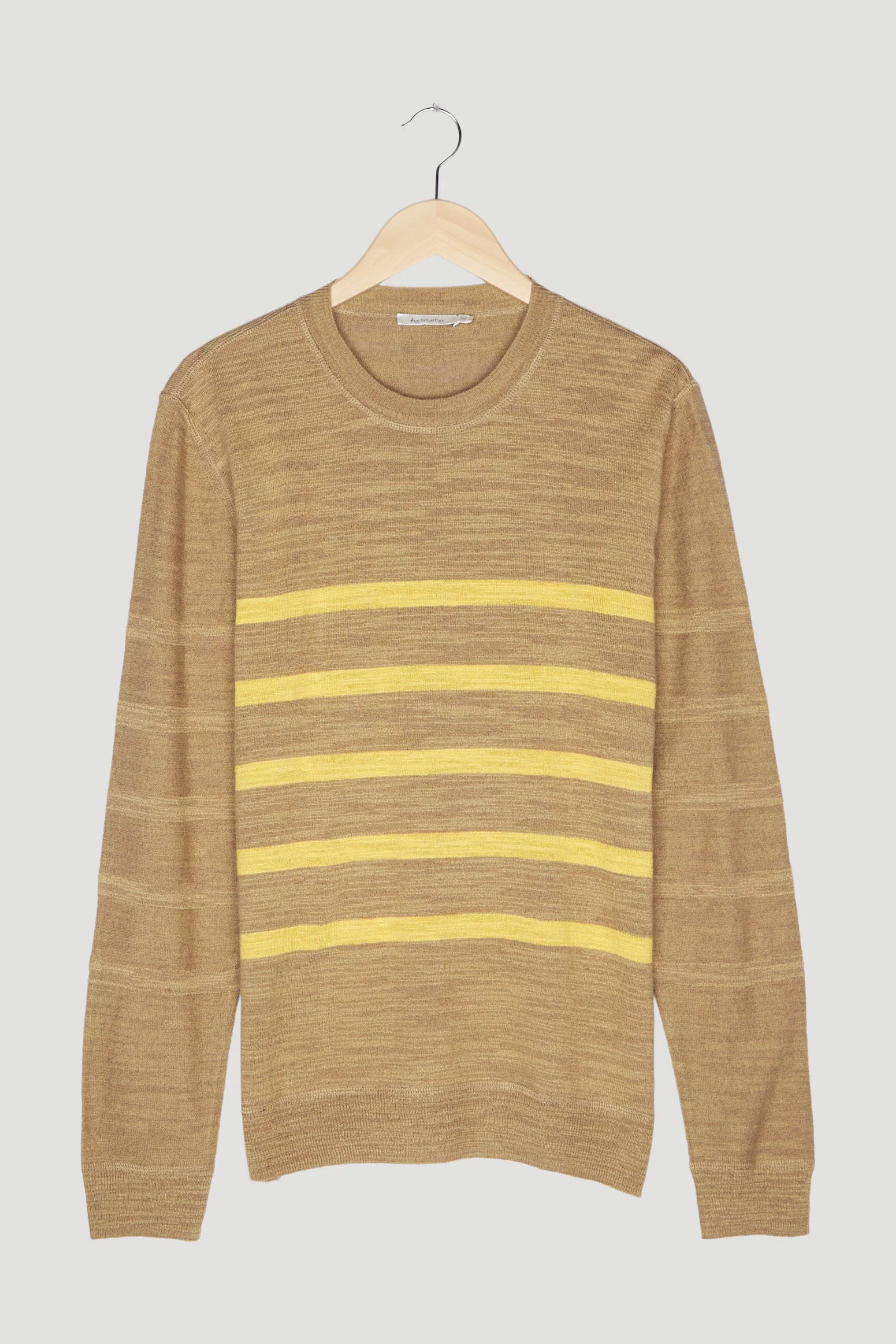 Secondhand Streifen-Pullover aus Leinen mit Bio-Baumwolle - Image 4