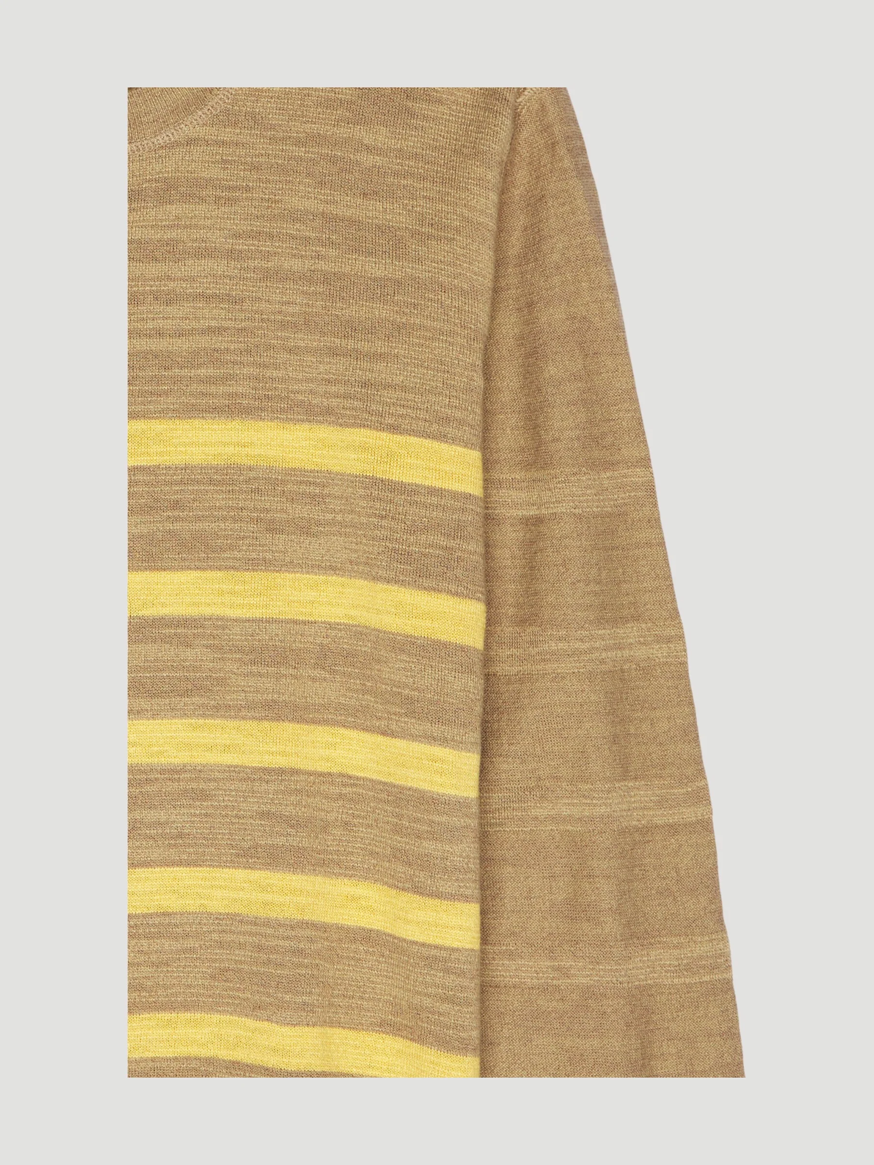 Secondhand Streifen-Pullover aus Leinen mit Bio-Baumwolle - Image 6