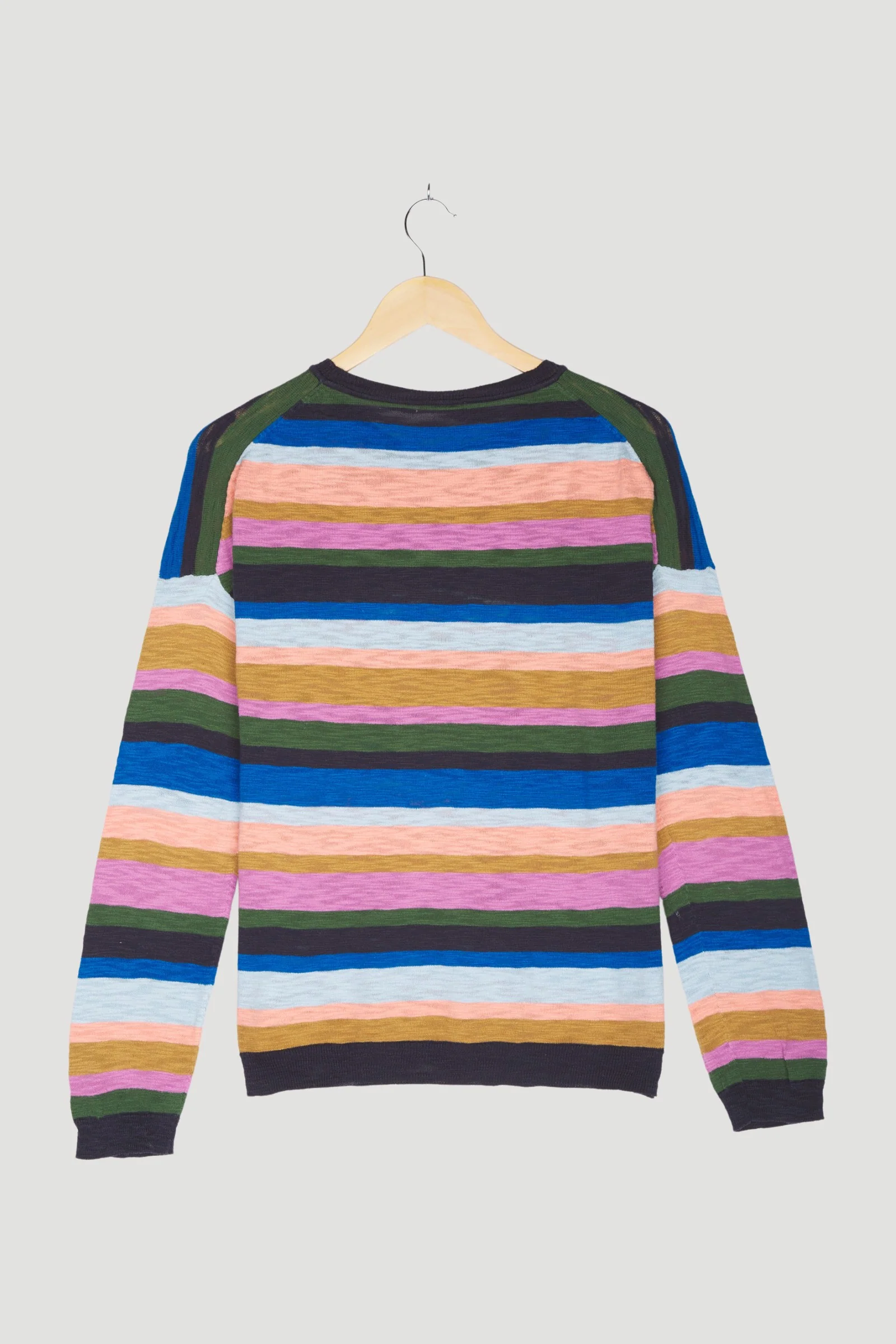 Secondhand Streifen-Pullover aus reiner Bio-Baumwolle - Image 2