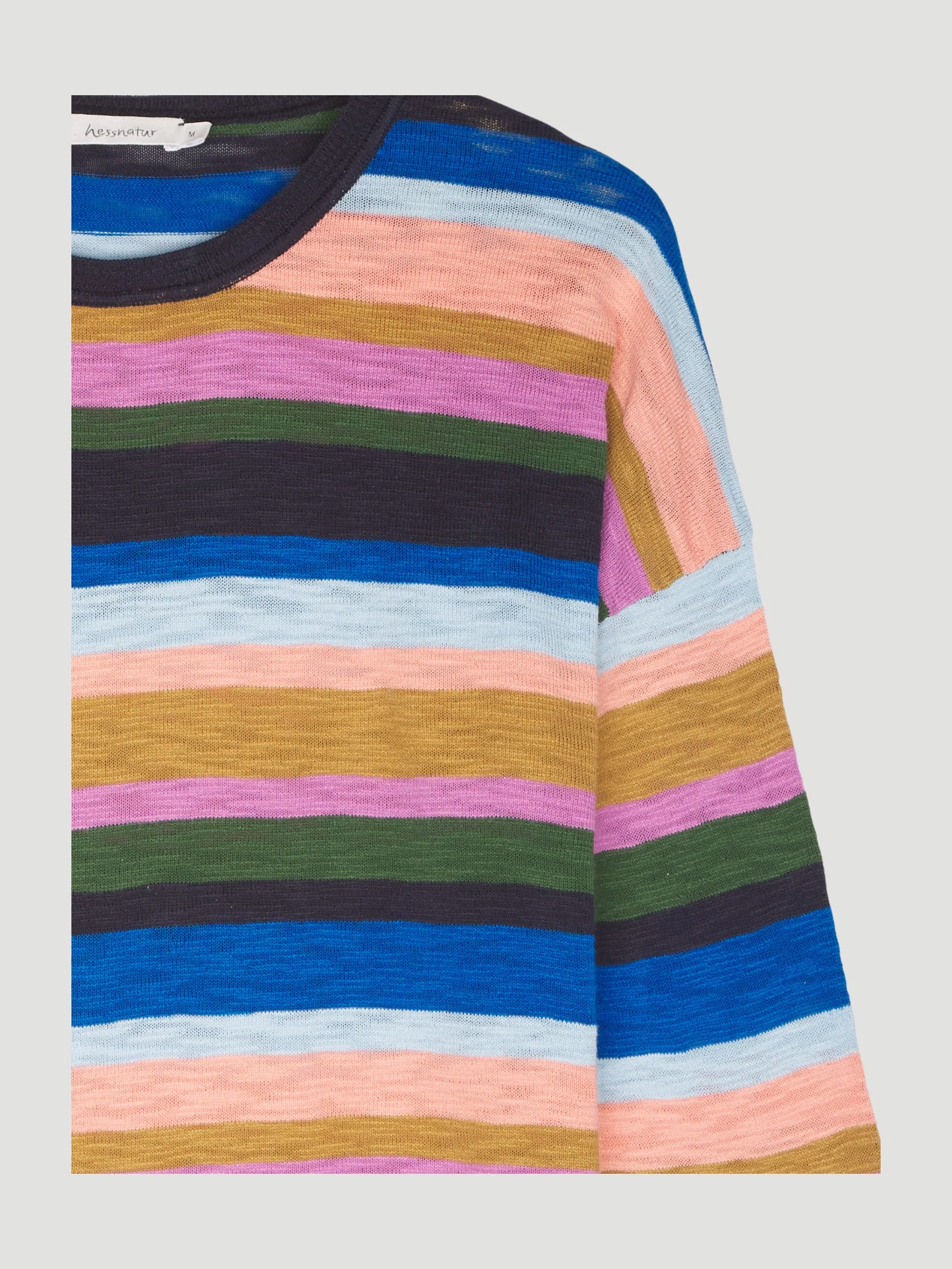 Secondhand Streifen-Pullover aus reiner Bio-Baumwolle - Image 3