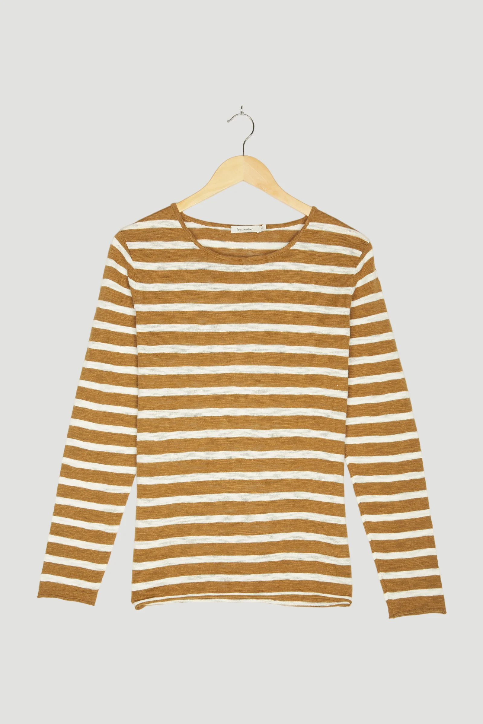 Secondhand Streifen-Pullover aus reiner Bio-Baumwolle - Image 4