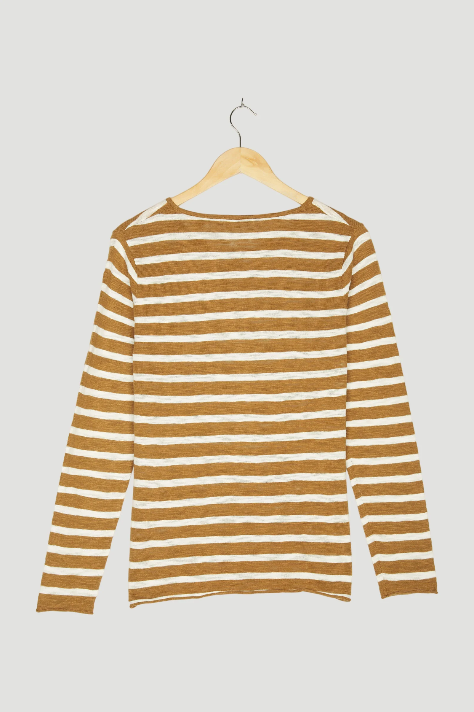 Secondhand Streifen-Pullover aus reiner Bio-Baumwolle - Image 5