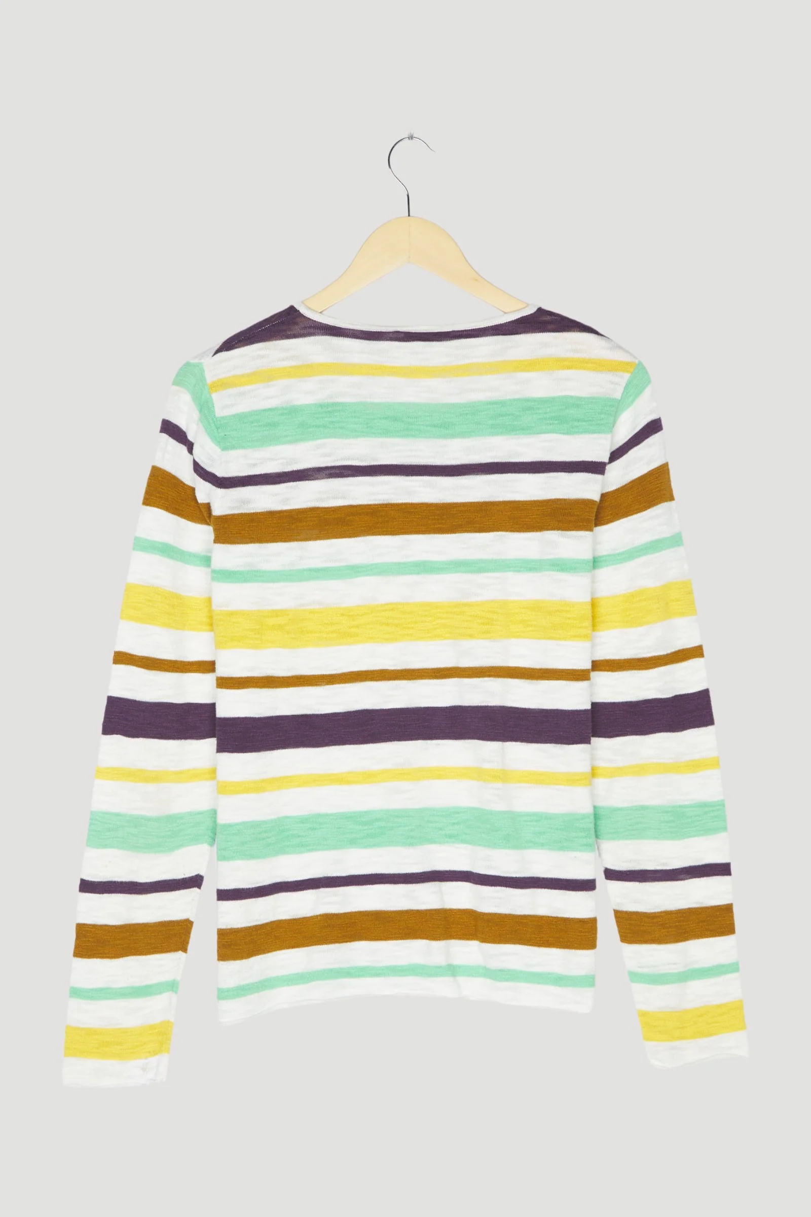 Secondhand Streifen-Pullover aus reiner Bio-Baumwolle - Image 2