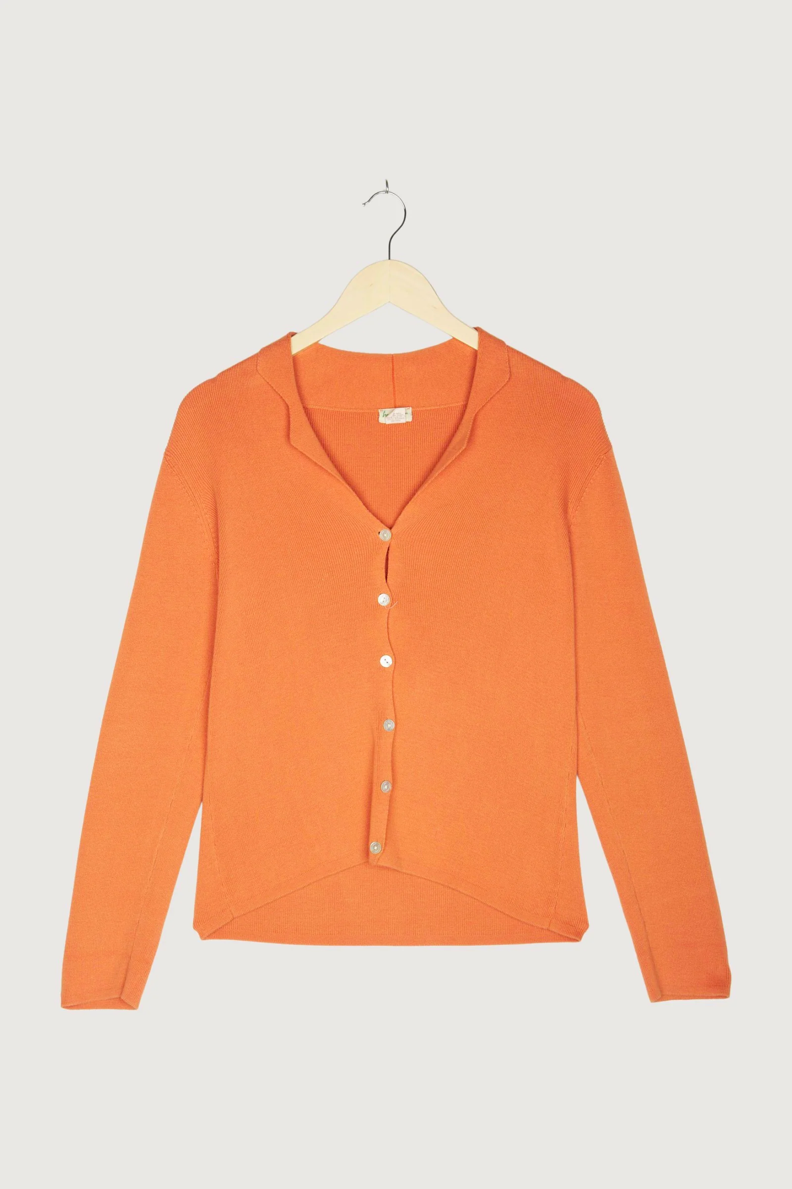Secondhand Strickbluse aus reiner Bio-Baumwolle