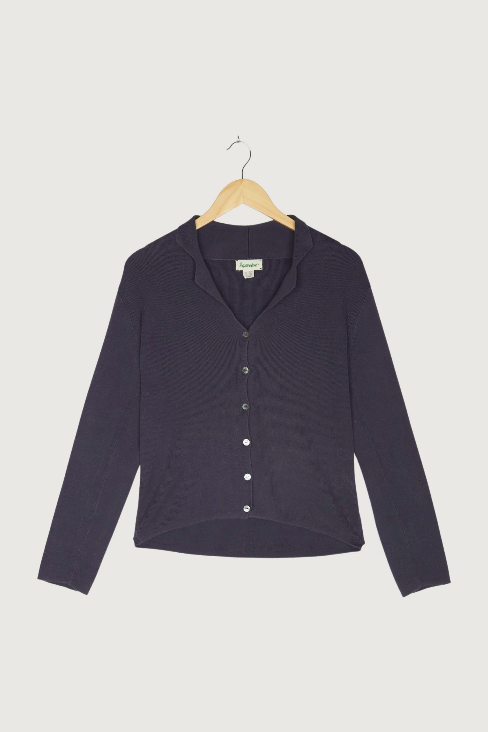 Secondhand Strickbluse aus reiner Bio-Baumwolle - Image 6