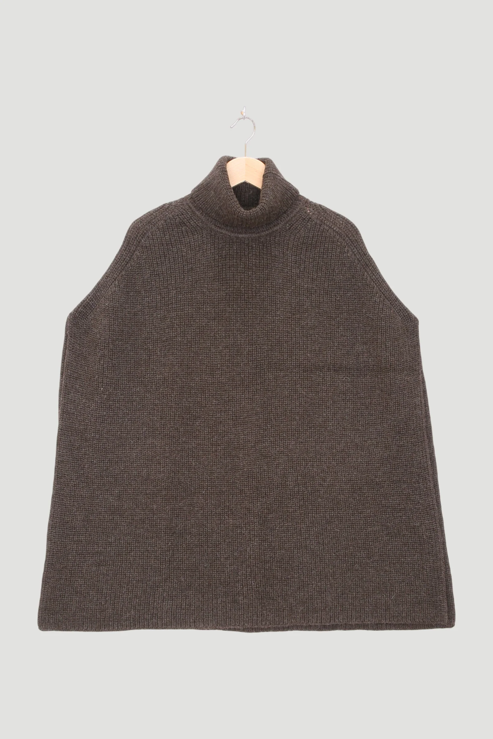 Secondhand Strickcape aus Bio-Merinowolle mit Alpaka