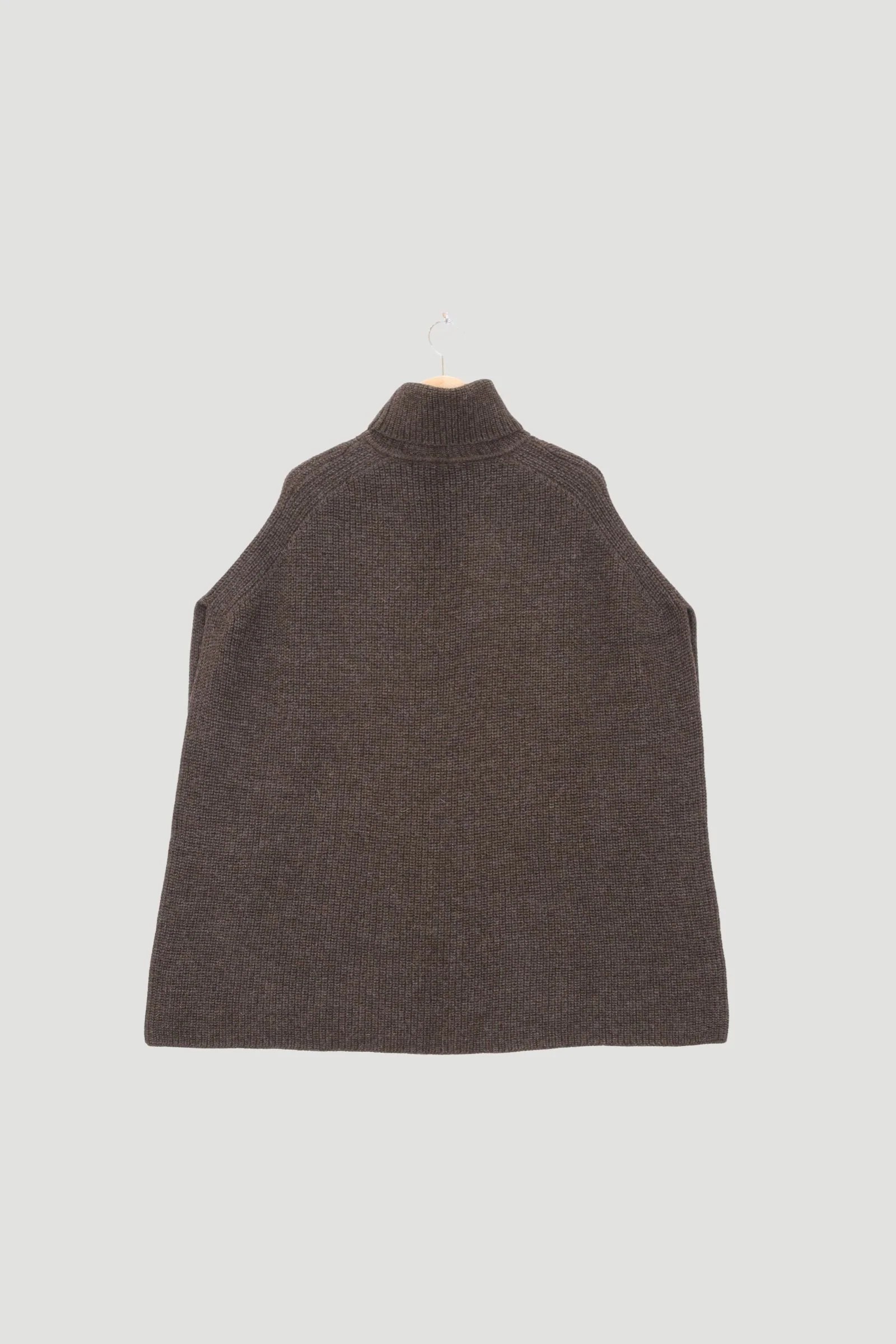 Secondhand Strickcape aus Bio-Merinowolle mit Alpaka - Image 2