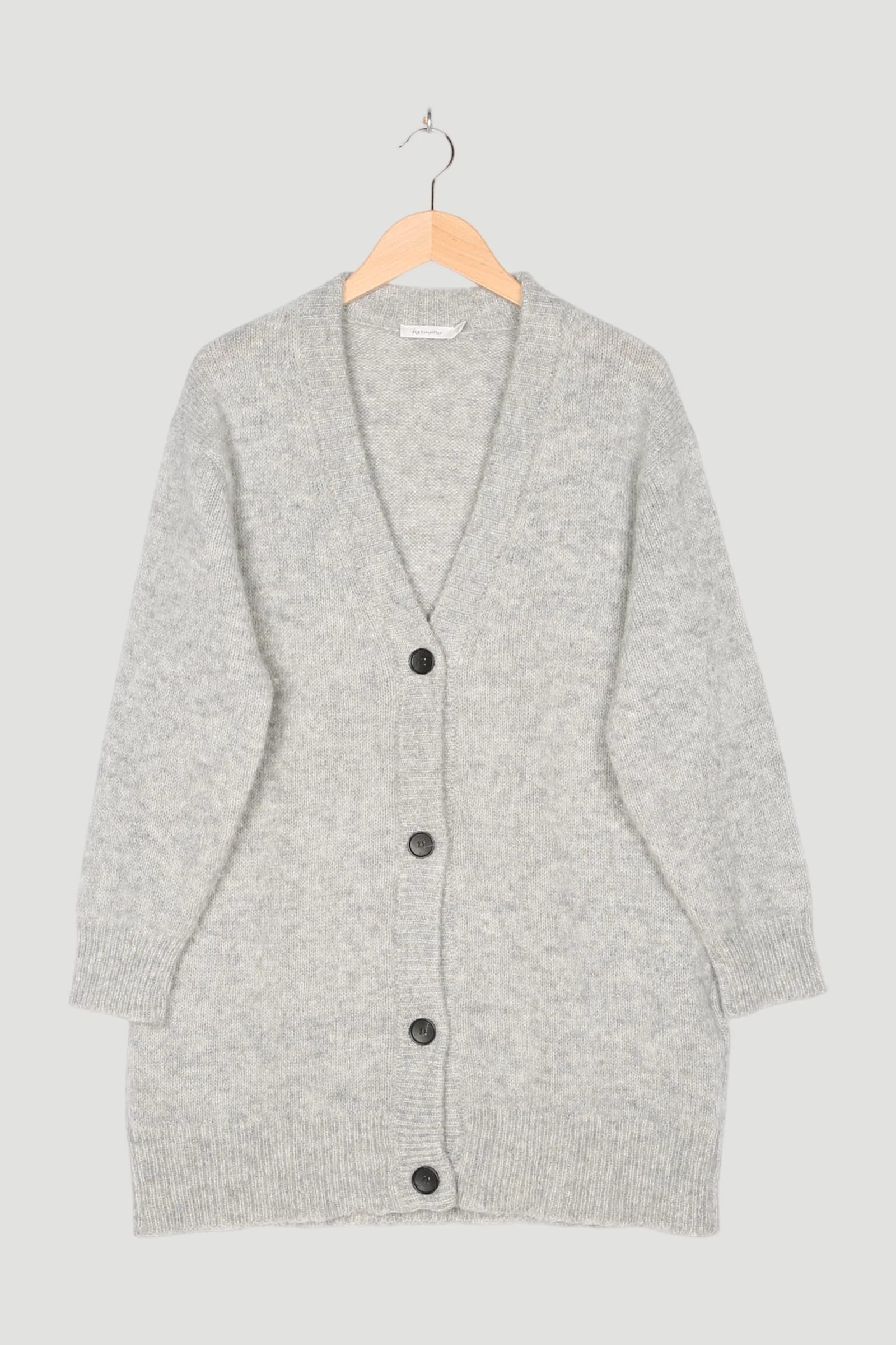Secondhand Strickjacke aus Alpaka mit Seide und Mohair