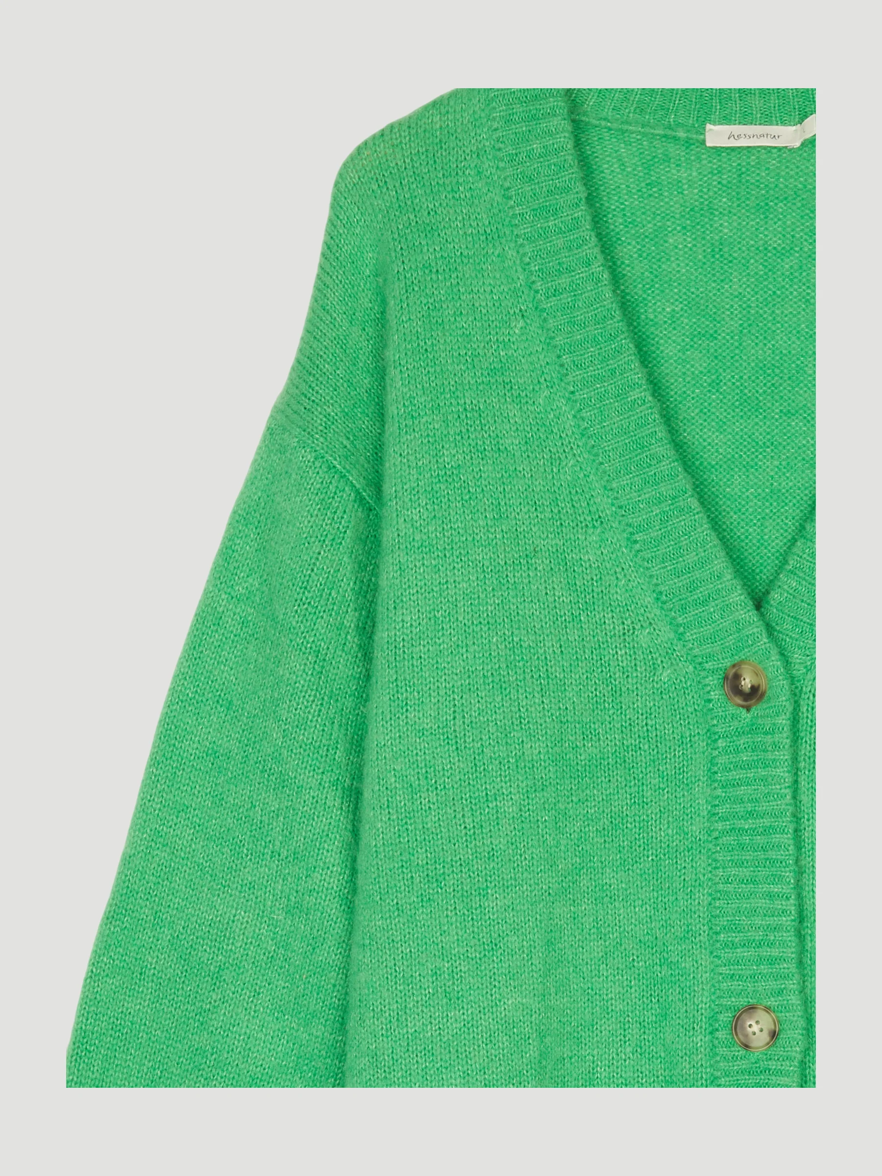 Secondhand Strickjacke aus Alpaka mit Seide und Mohair - Image 6