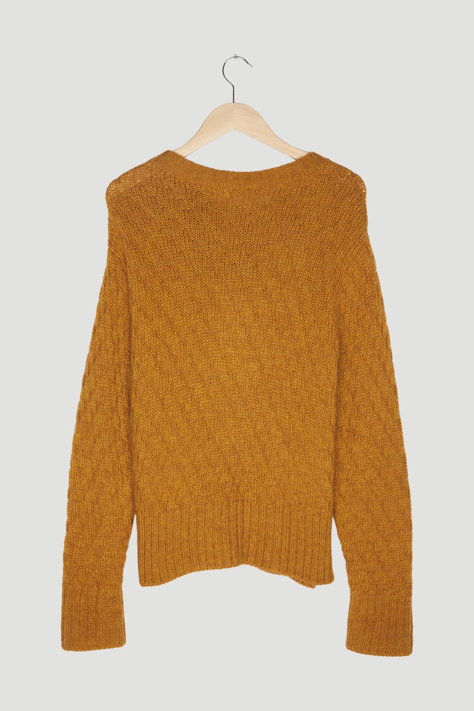 Secondhand Strickjacke aus Alpaka und Schurwolle - Image 2