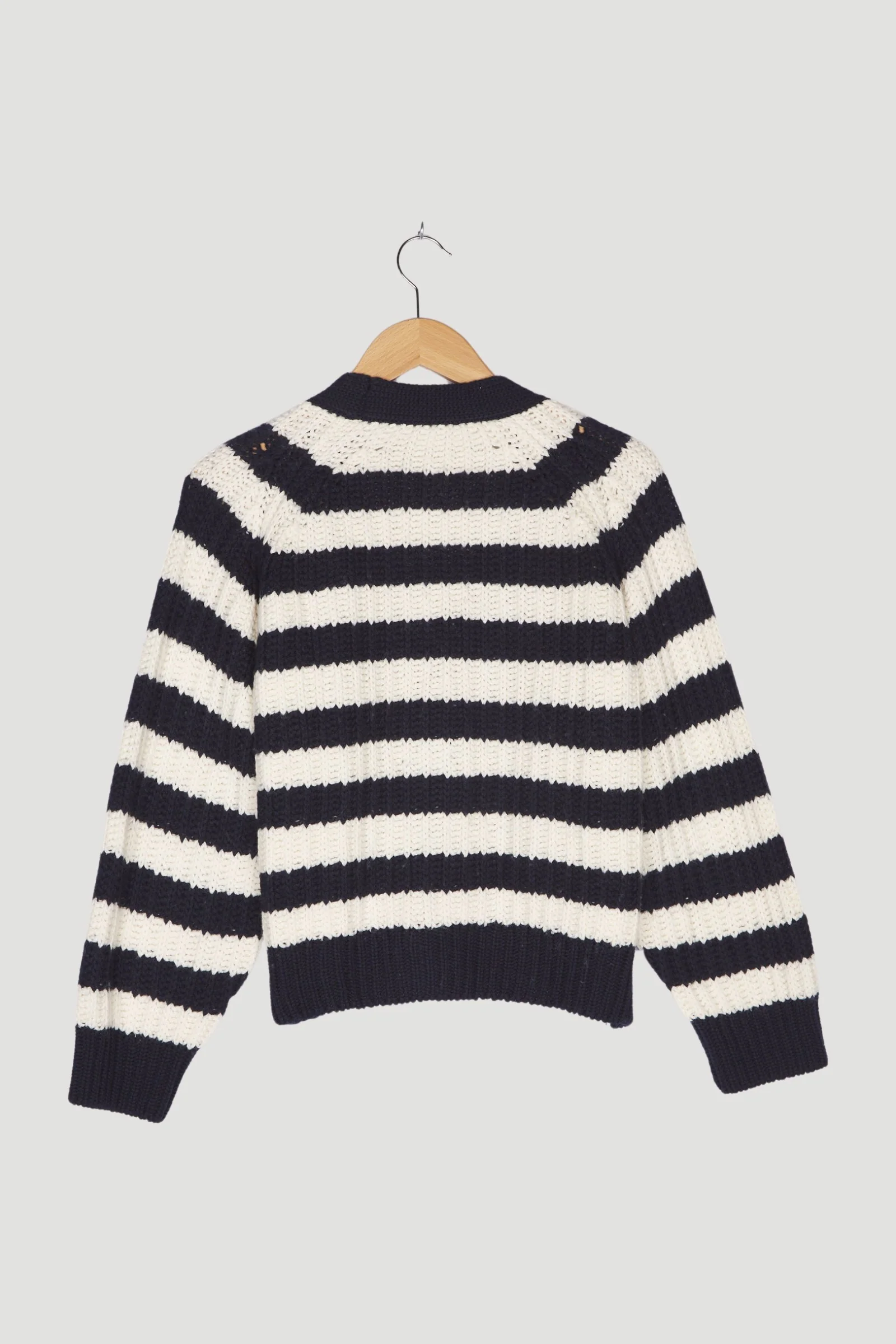 Secondhand Strickjacke aus Bio-Baumwolle und Bio-Schurwolle - Image 2